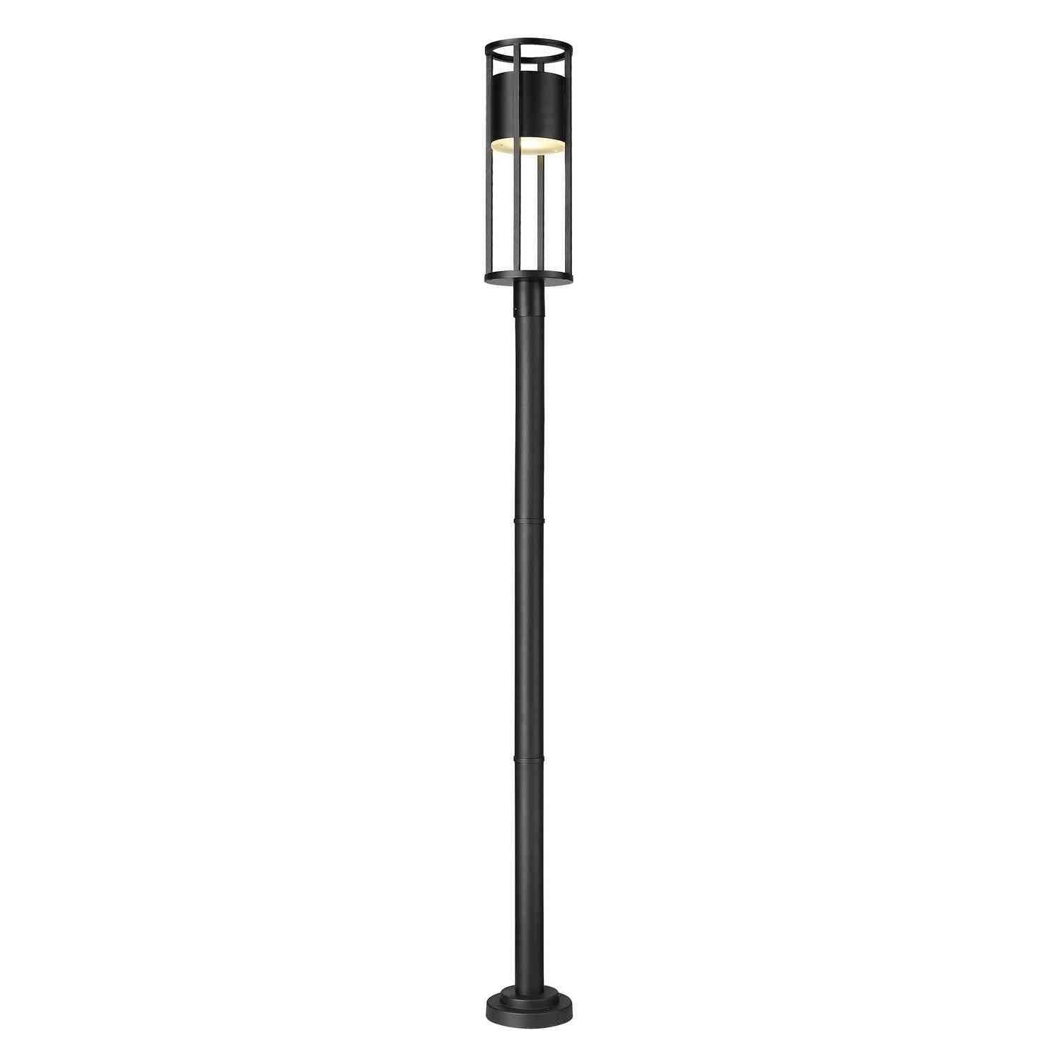Z-Lite - 517PHB-567P-BK-LED - LED Outdoor Post Moun Fixture - Luca - Black
