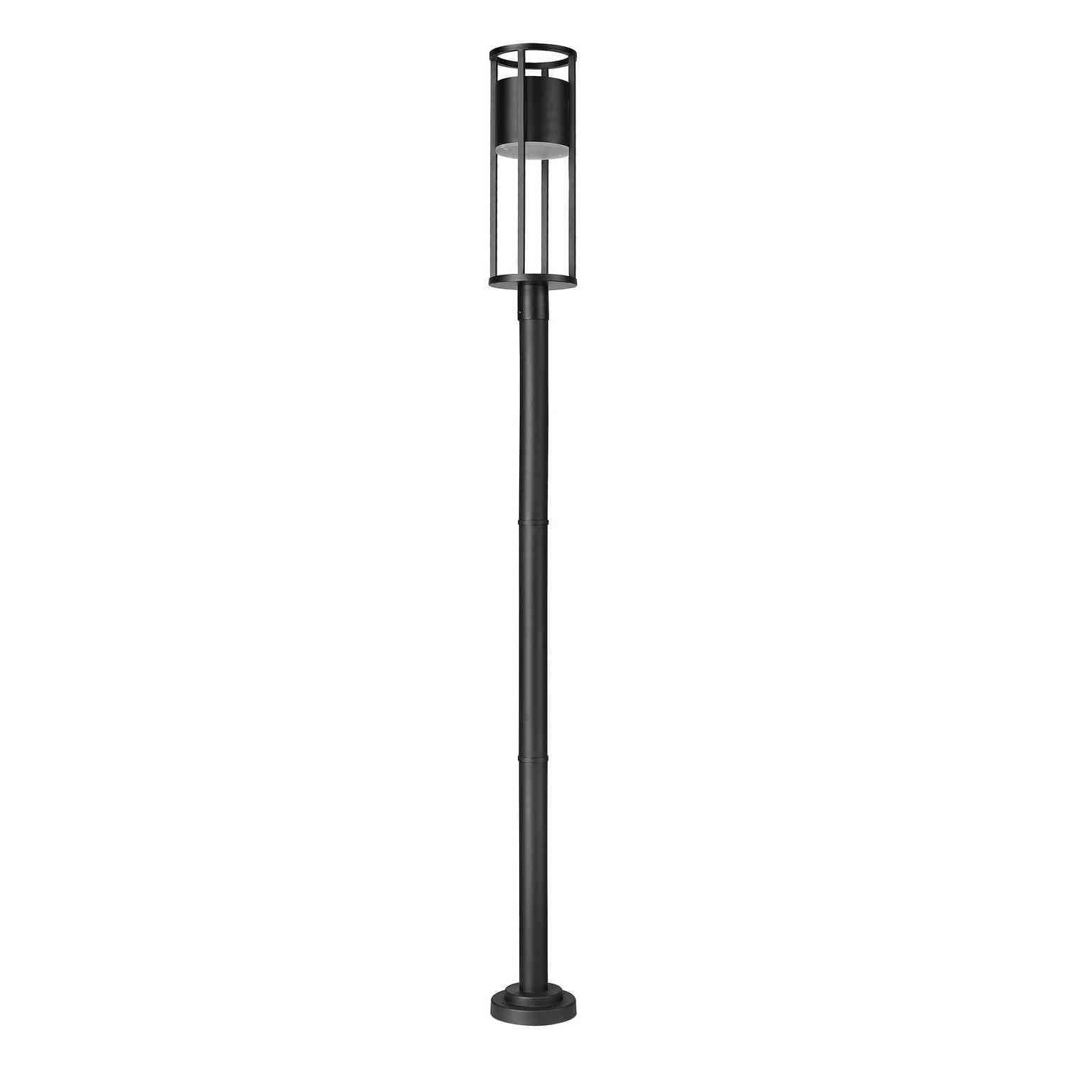 Z-Lite - 517PHB-567P-BK-LED - LED Outdoor Post Moun Fixture - Luca - Black