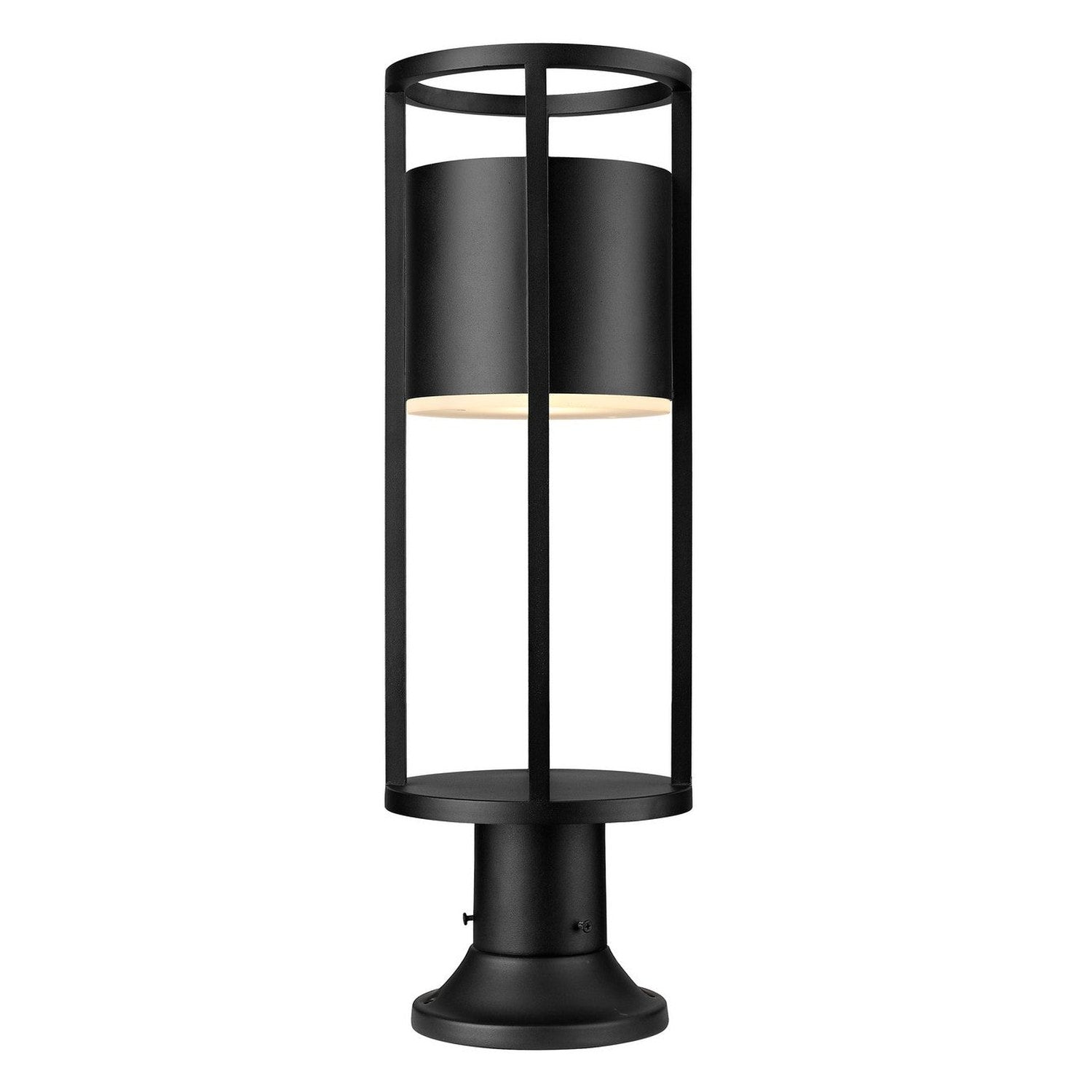 Z-Lite - 517PHM-553PM-BK-LED - LED Outdoor Pier Mounted Fixture - Luca - Black