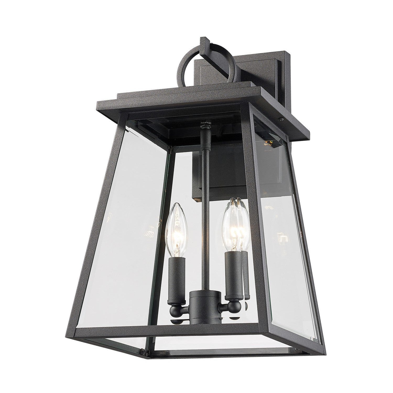 Z-Lite - 521M-BK - Two Light Outdoor Wall Sconce - Broughton - Black