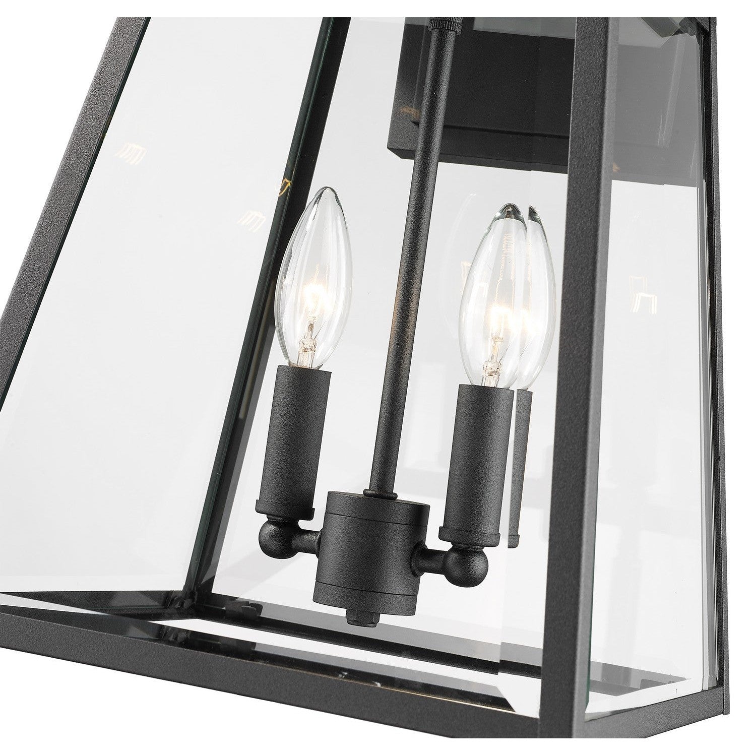 Z-Lite - 521M-BK - Two Light Outdoor Wall Sconce - Broughton - Black