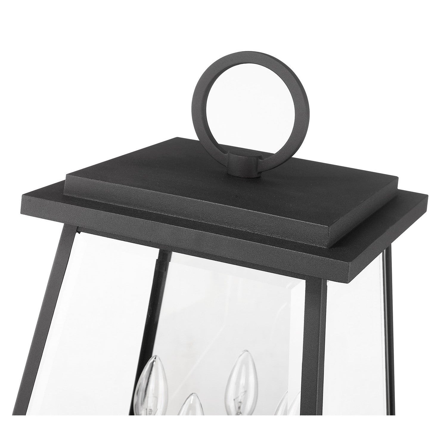 Z-Lite - 521PHBR-BK - Four Light Outdoor Post Mount Fixture - Broughton - Black