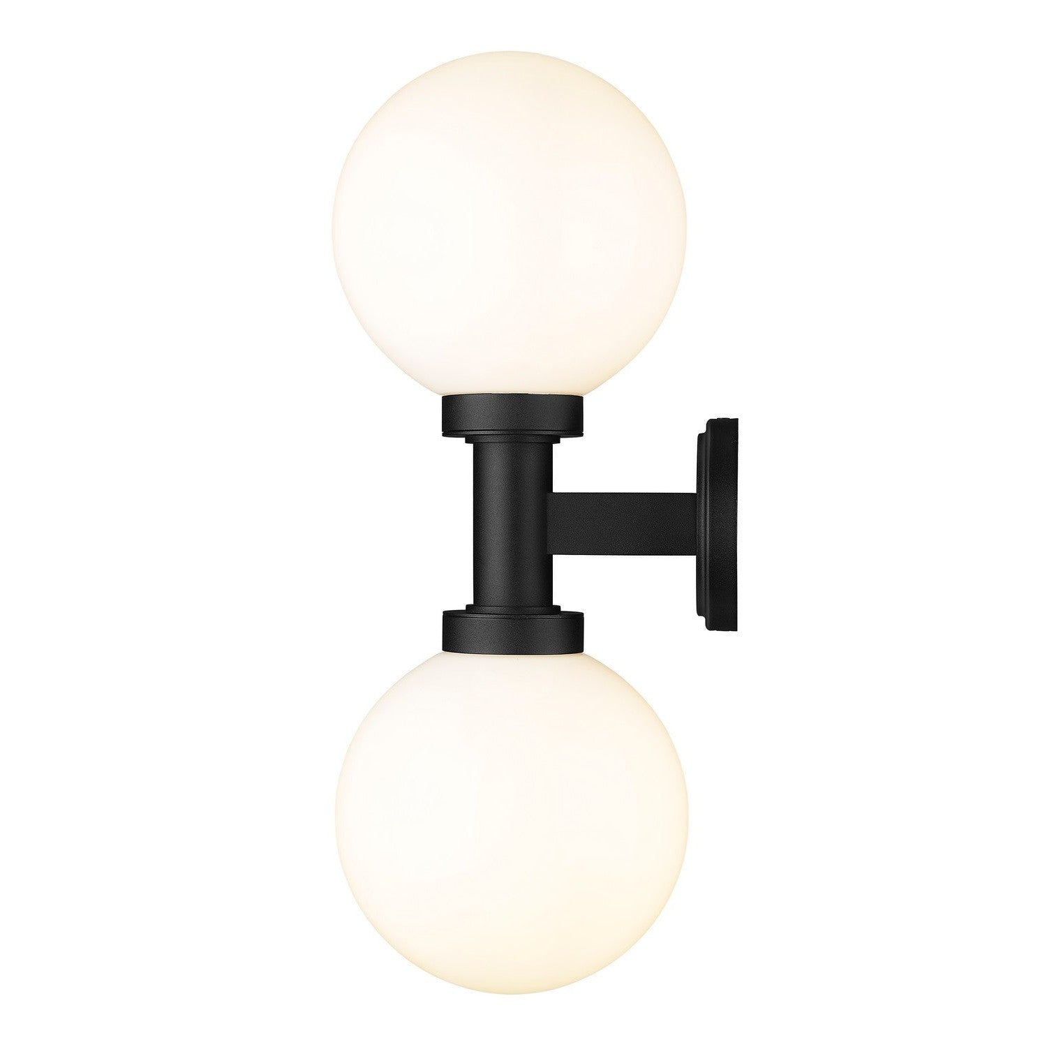 Z-Lite - 597M2-BK - Two Light Outdoor Wall Sconce - Laurent - Black