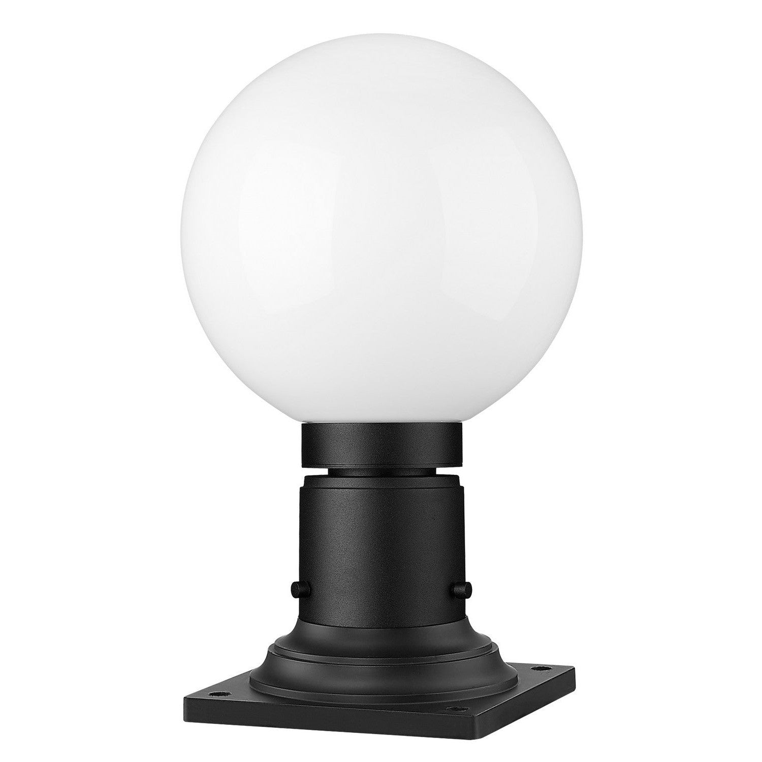 Z-Lite - 597PHM-533PM-BK - One Light Outdoor Pier Mounted Fixture - Laurent - Black