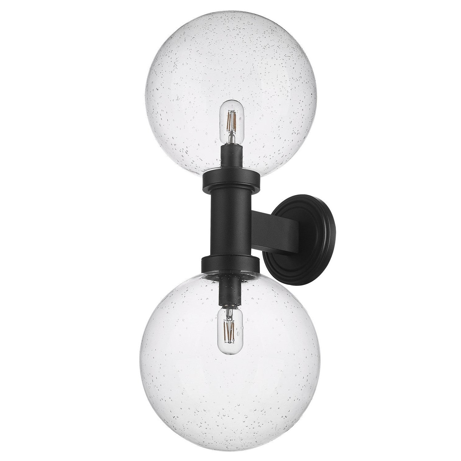 Z-Lite - 599B2-BK - Two Light Outdoor Wall Sconce - Laurent - Black