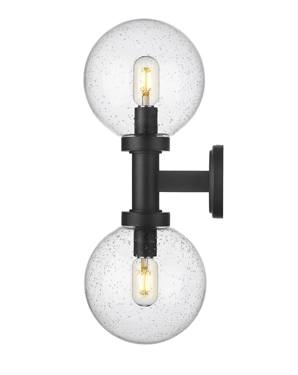 Z-Lite - 599M2-BK - Two Light Outdoor Wall Sconce - Laurent - Black