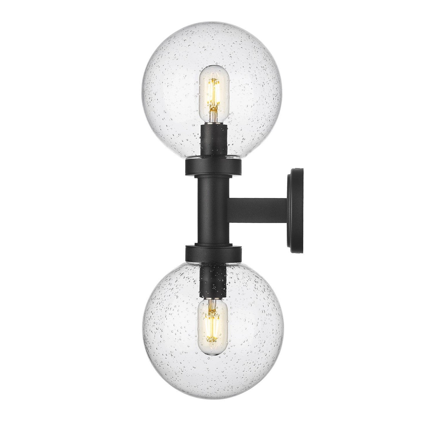 Z-Lite - 599M2-BK - Two Light Outdoor Wall Sconce - Laurent - Black