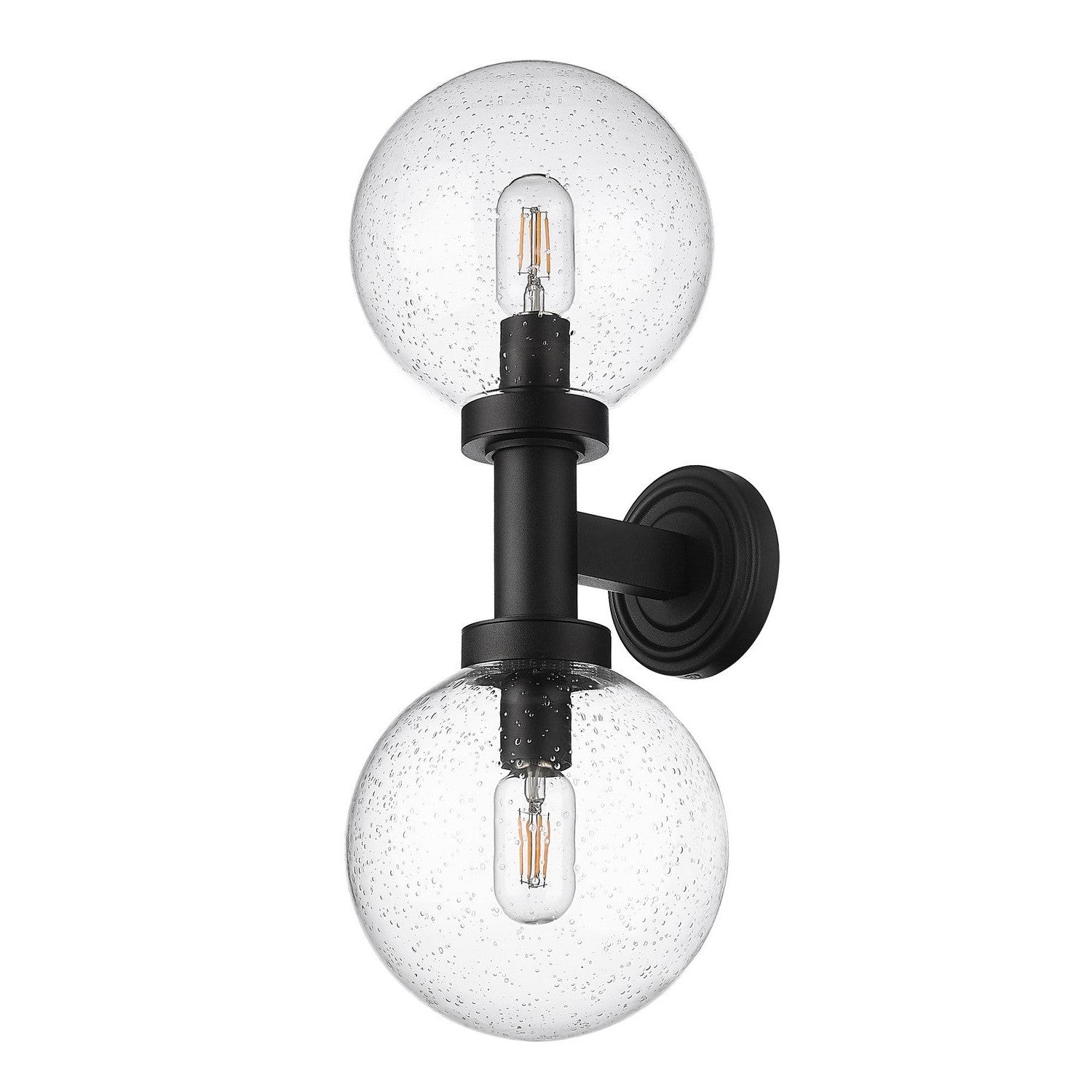 Z-Lite - 599M2-BK - Two Light Outdoor Wall Sconce - Laurent - Black