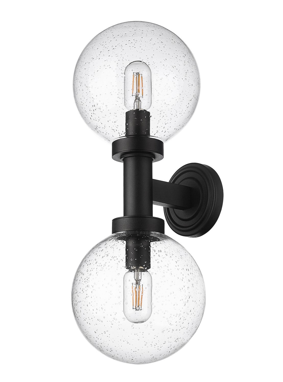 Z-Lite - 599M2-BK - Two Light Outdoor Wall Sconce - Laurent - Black