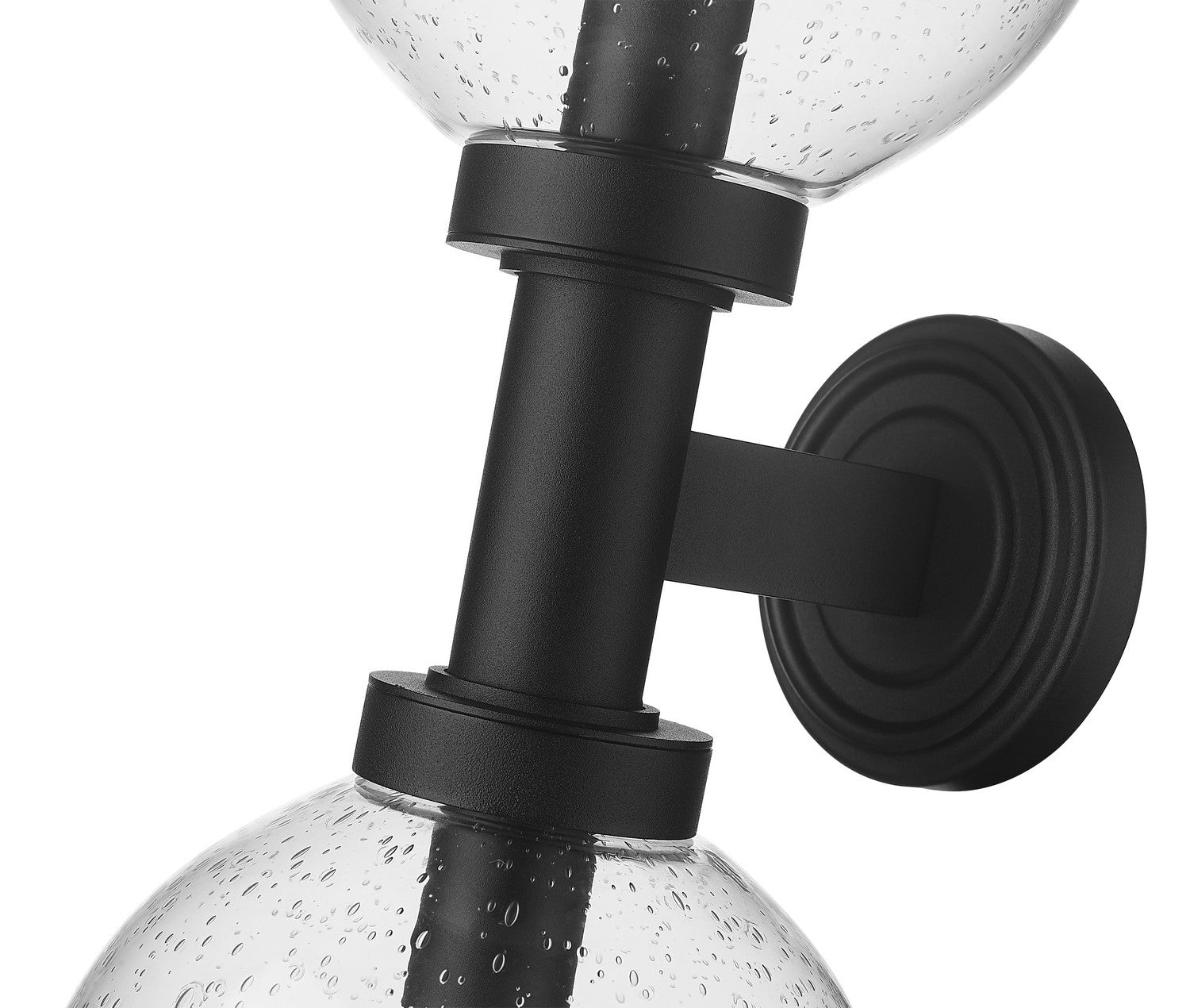 Z-Lite - 599M2-BK - Two Light Outdoor Wall Sconce - Laurent - Black