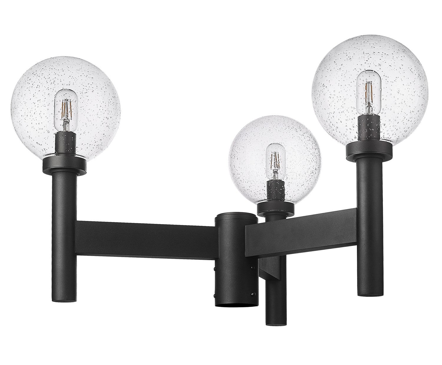 Z-Lite - 599MP3-BK - Three Light Outdoor Post Mount Fixture - Laurent - Black