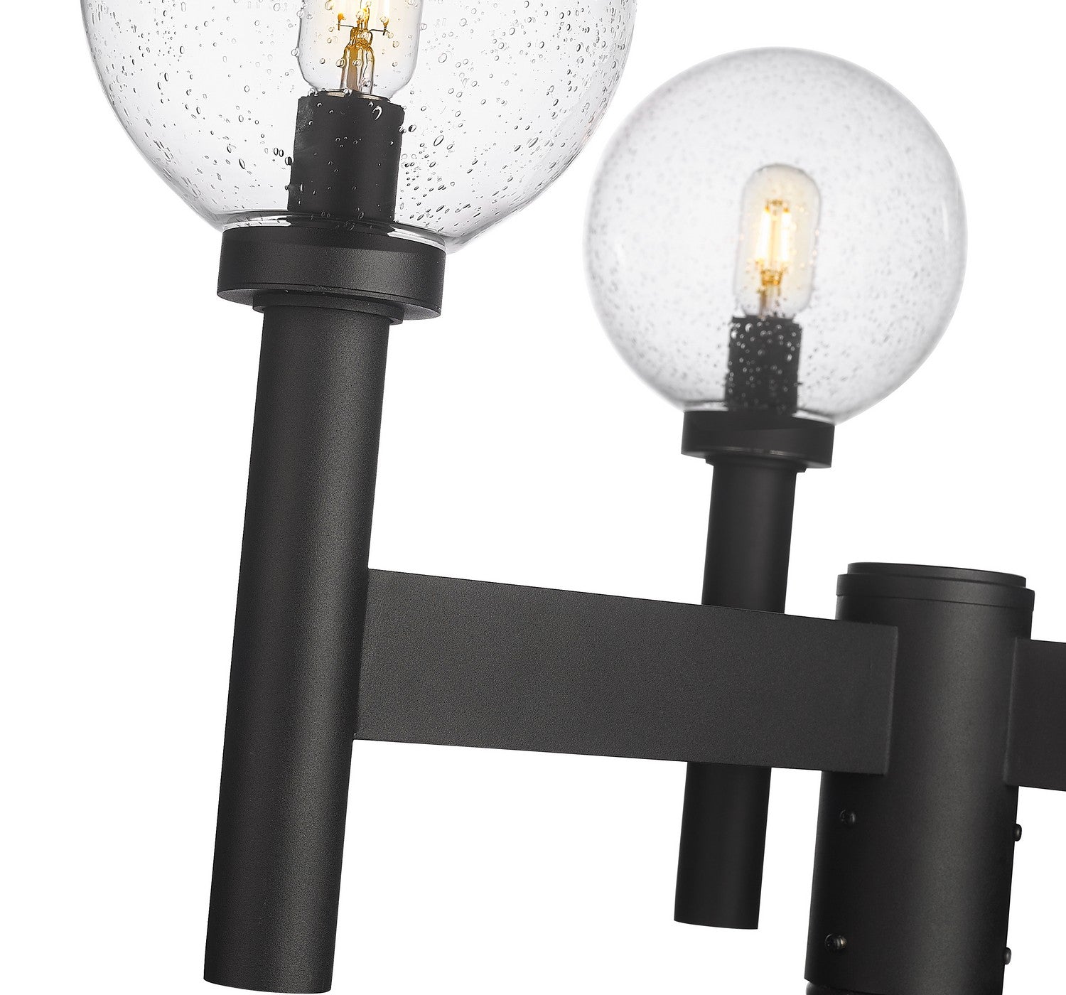 Z-Lite - 599MP3-BK - Three Light Outdoor Post Mount Fixture - Laurent - Black