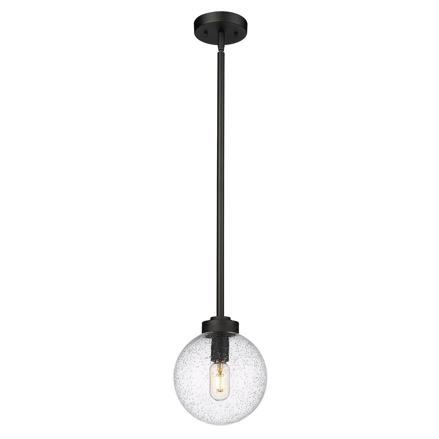 Z-Lite - 599P8-BK - One Light Outdoor Pendant - Laurent - Black