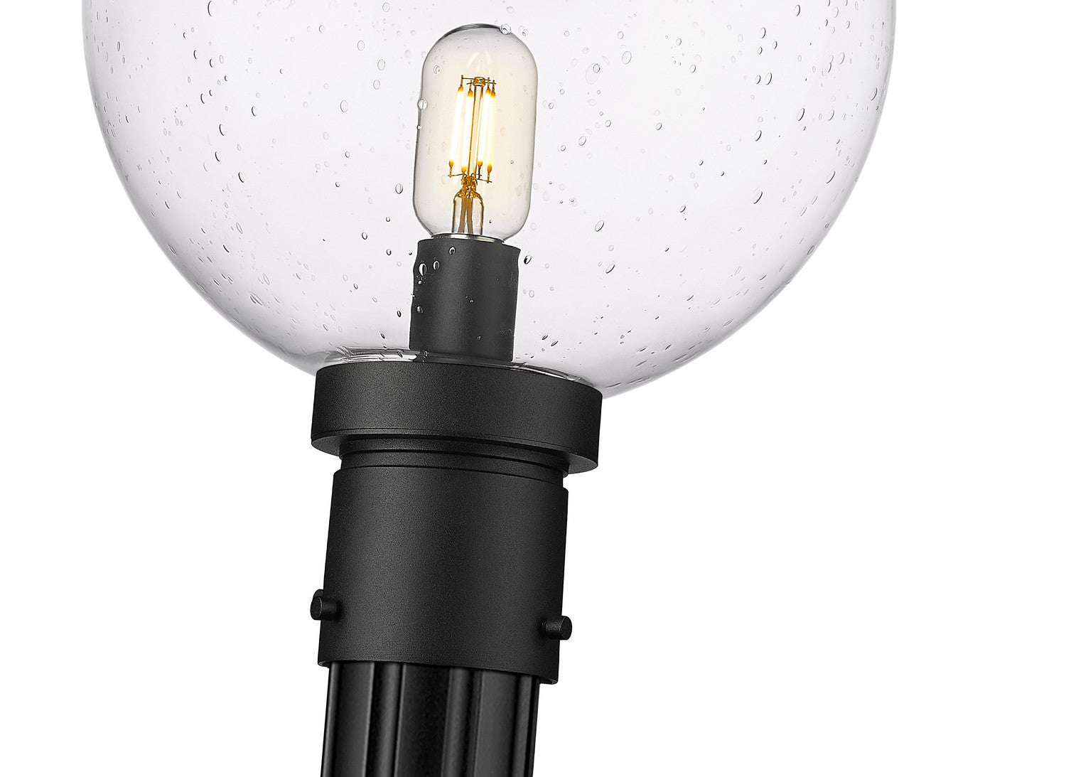 Z-Lite - 599PHB-519P-BK - One Light Outdoor Post Mounted Fixture - Laurent - Black