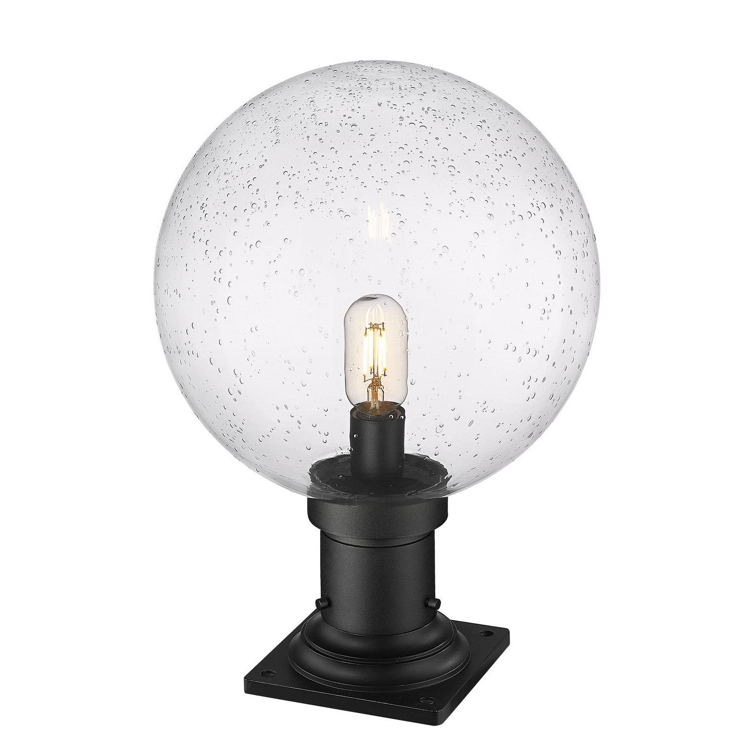 Z-Lite - 599PHB-533PM-BK - One Light Outdoor Pier Mounted Fixture - Laurent - Black