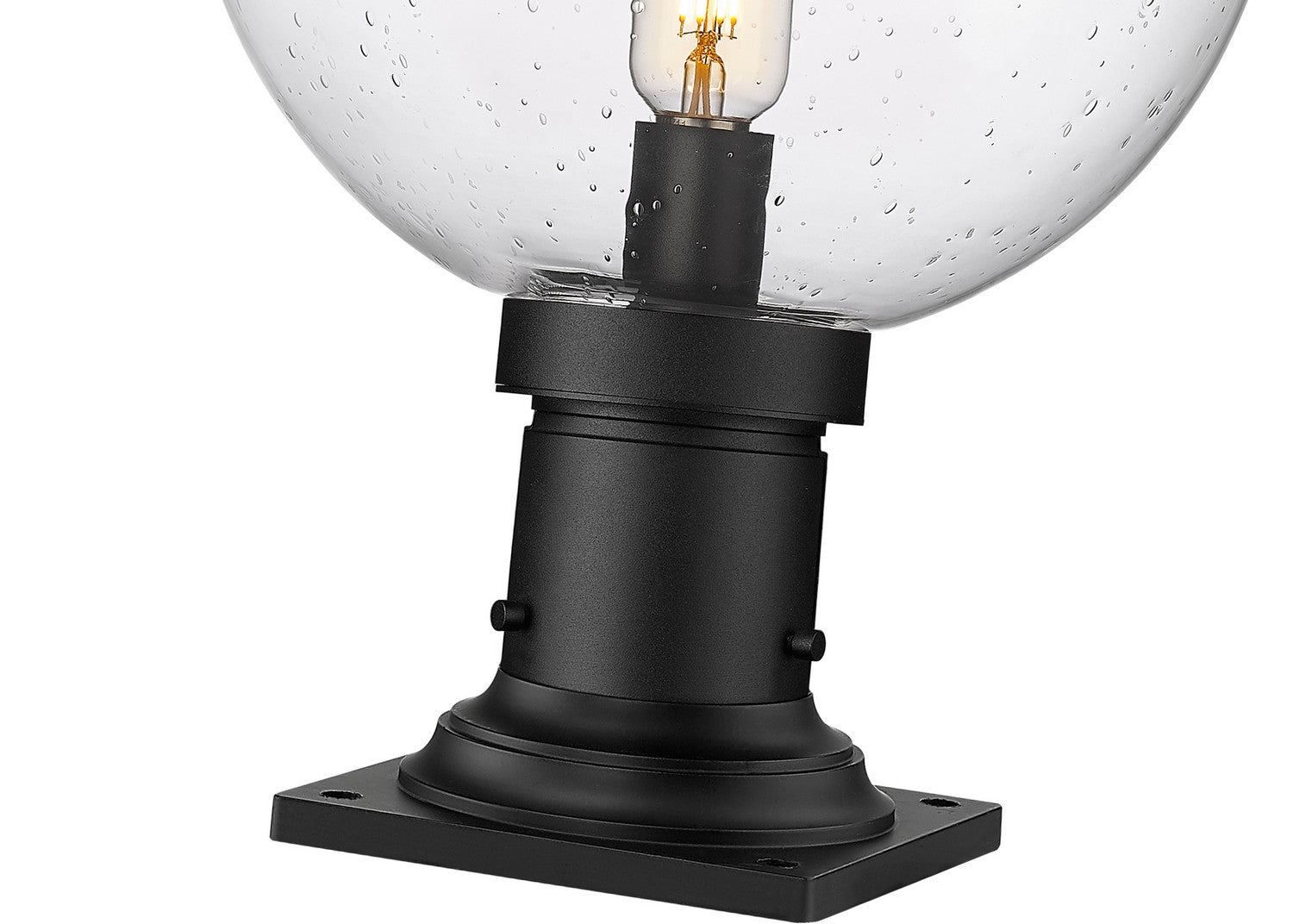 Z-Lite - 599PHB-533PM-BK - One Light Outdoor Pier Mounted Fixture - Laurent - Black