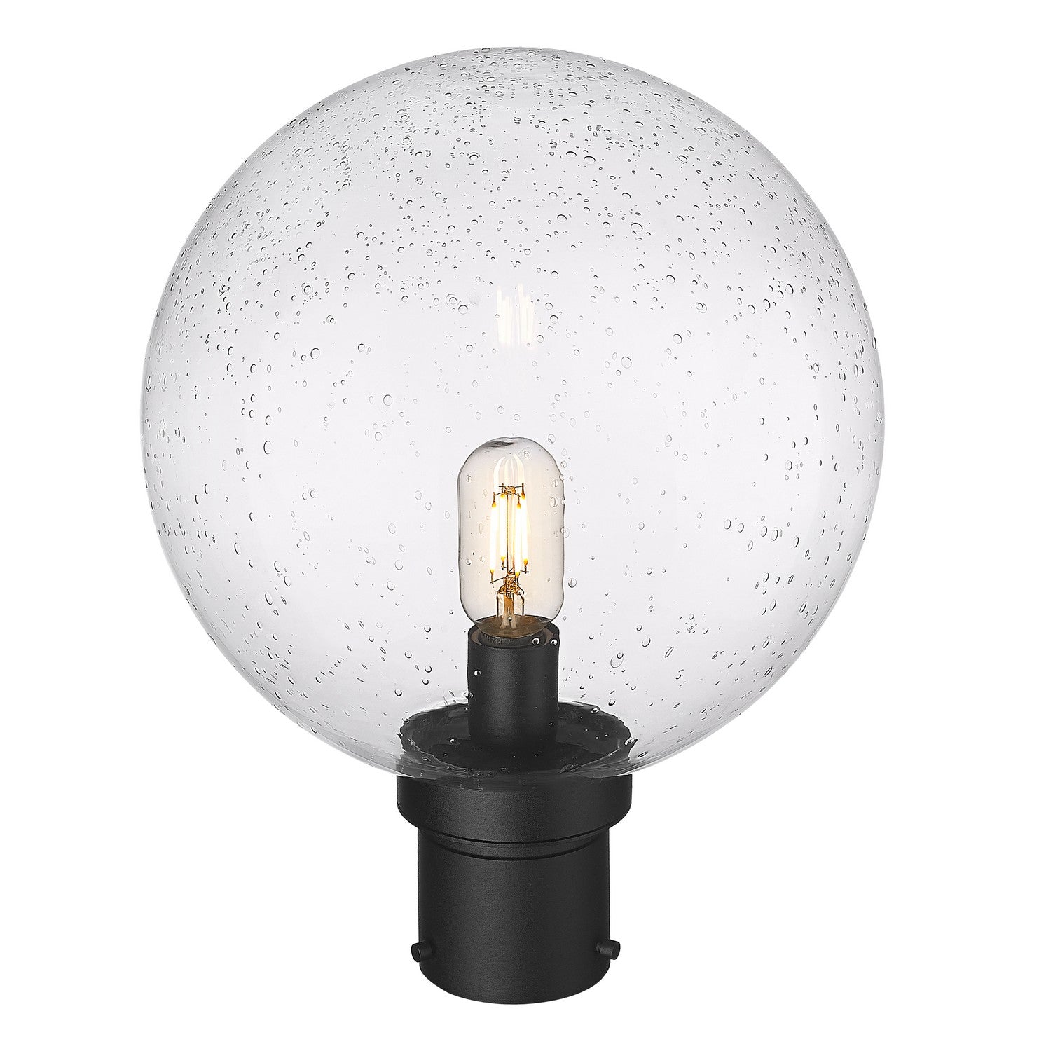 Z-Lite - 599PHB-BK - One Light Outdoor Post Mount Fixture - Laurent - Black