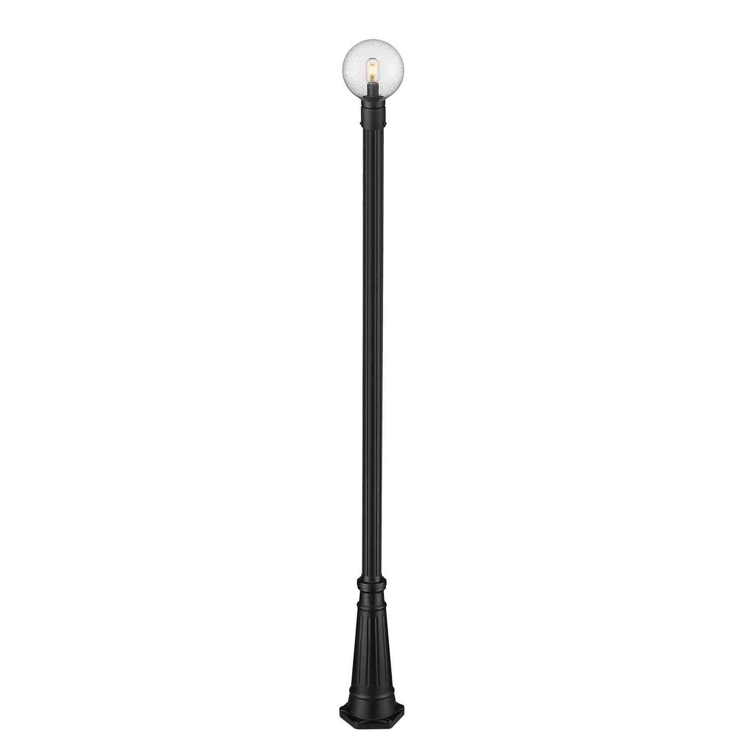 Z-Lite - 599PHM-519P-BK - One Light Outdoor Post Mounted Fixture - Laurent - Black