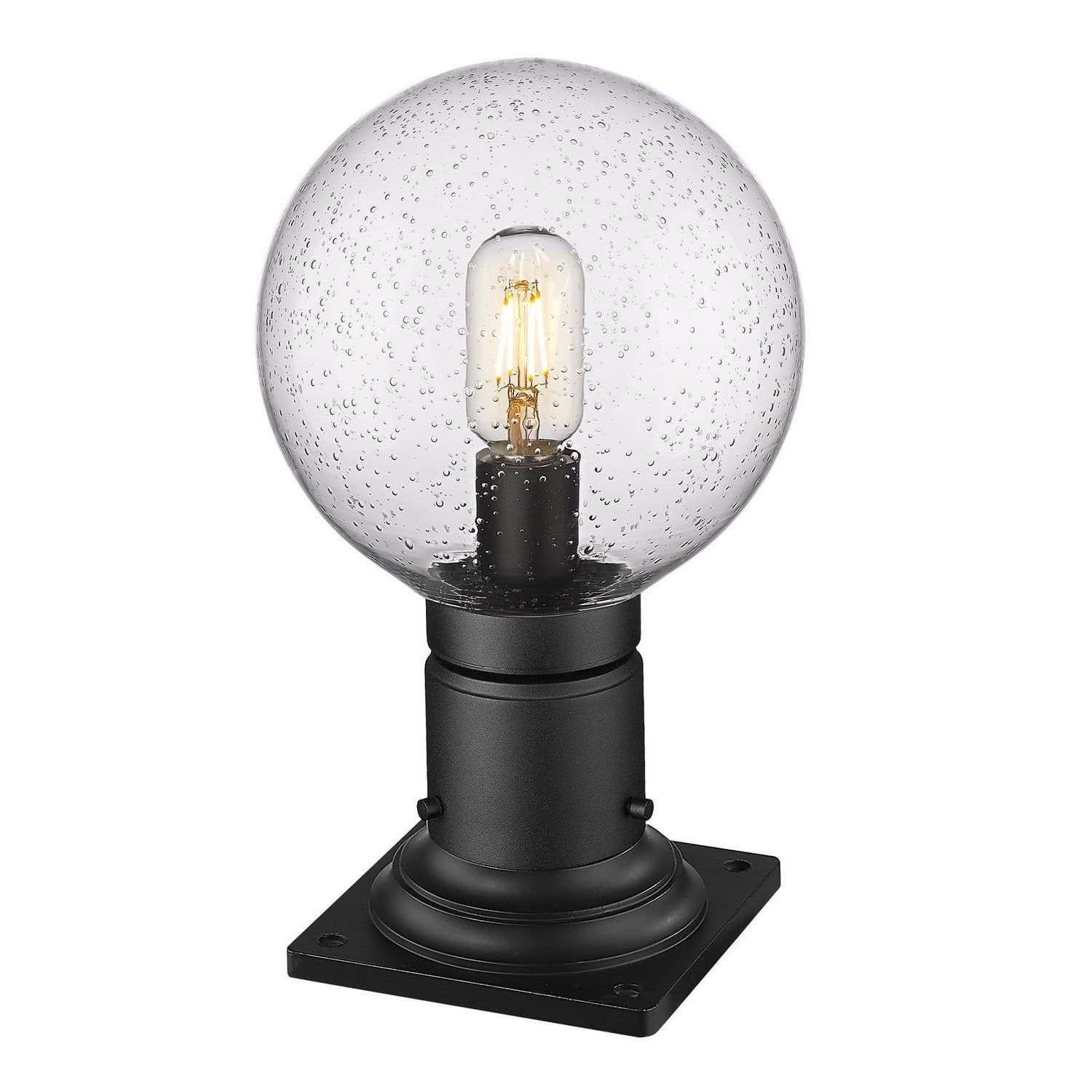 Z-Lite - 599PHM-533PM-BK - One Light Outdoor Pier Mounted Fixture - Laurent - Black