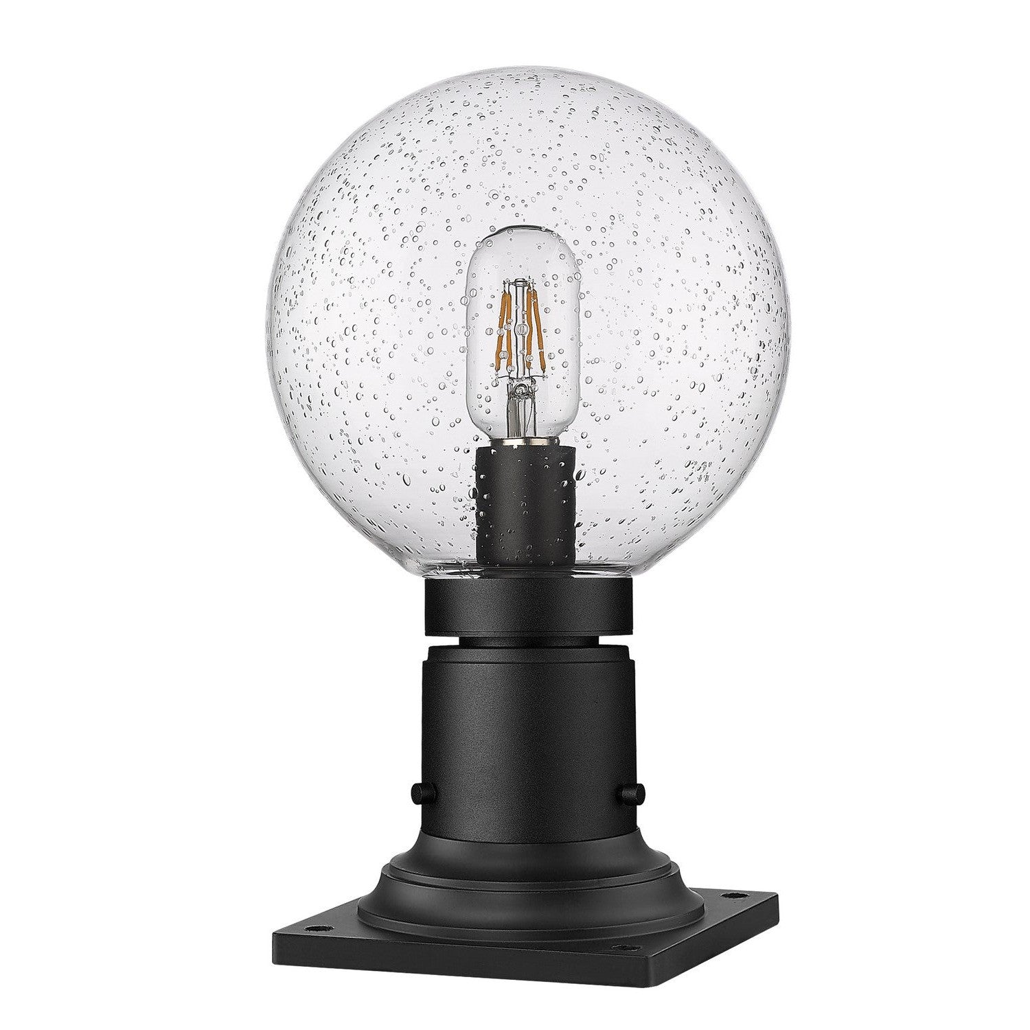 Z-Lite - 599PHM-533PM-BK - One Light Outdoor Pier Mounted Fixture - Laurent - Black