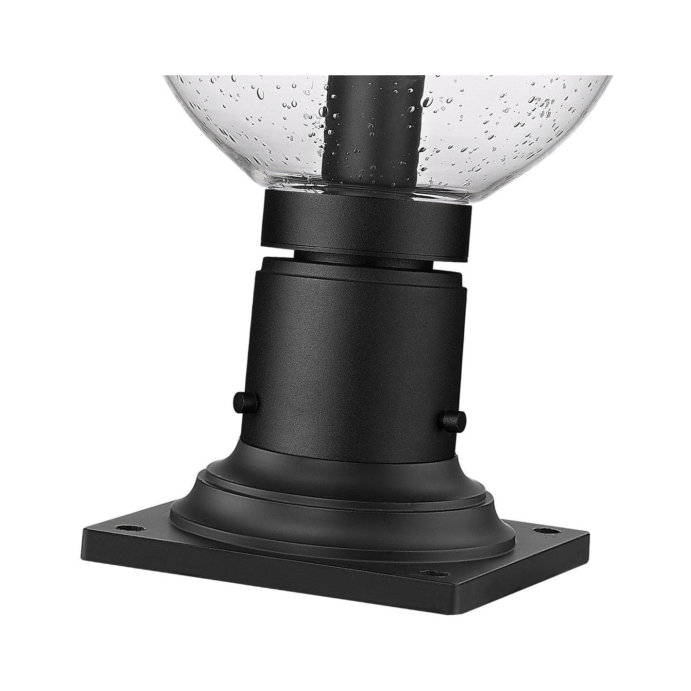 Z-Lite - 599PHM-533PM-BK - One Light Outdoor Pier Mounted Fixture - Laurent - Black