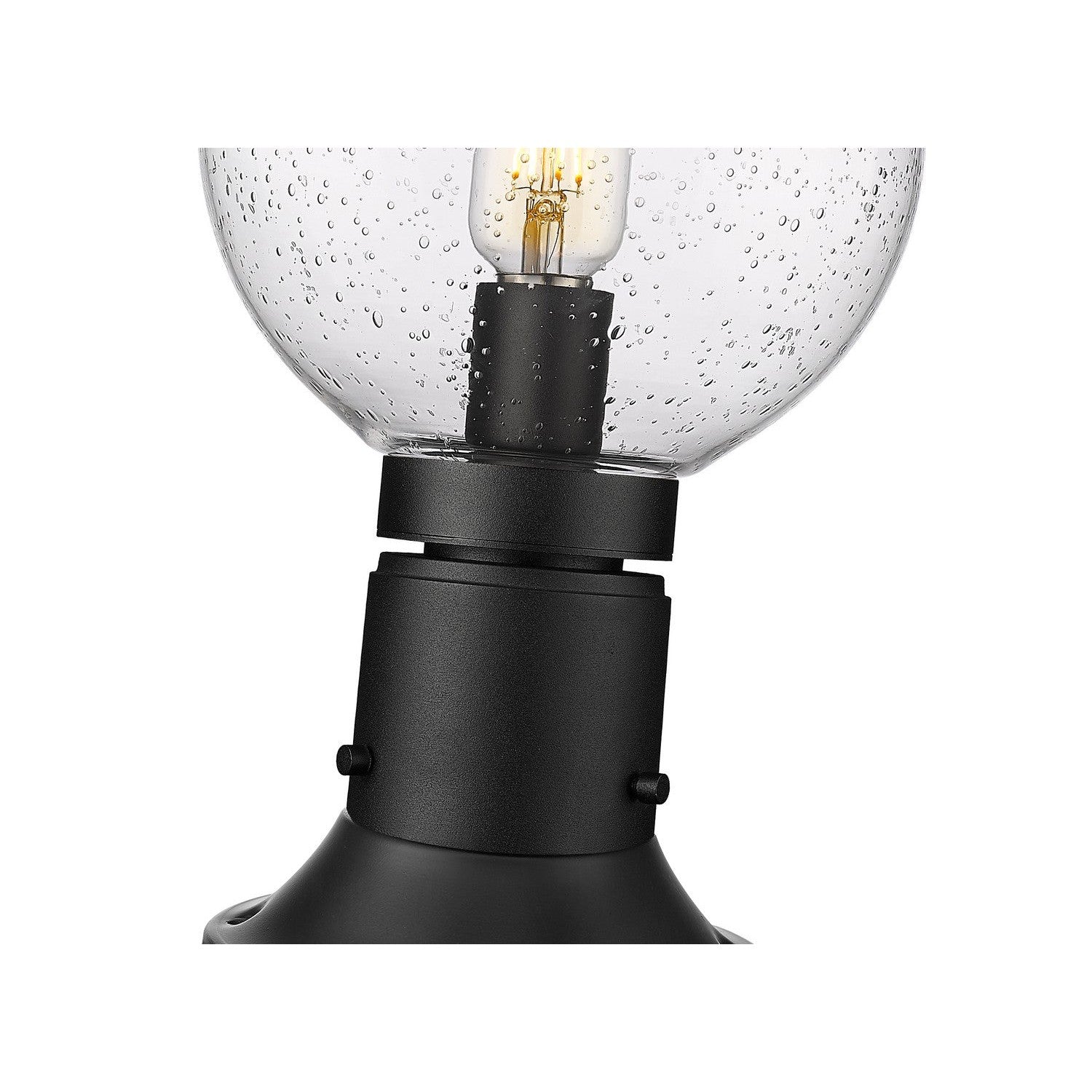 Z-Lite - 599PHM-553PM-BK - One Light Outdoor Pier Mounted Fixture - Laurent - Black