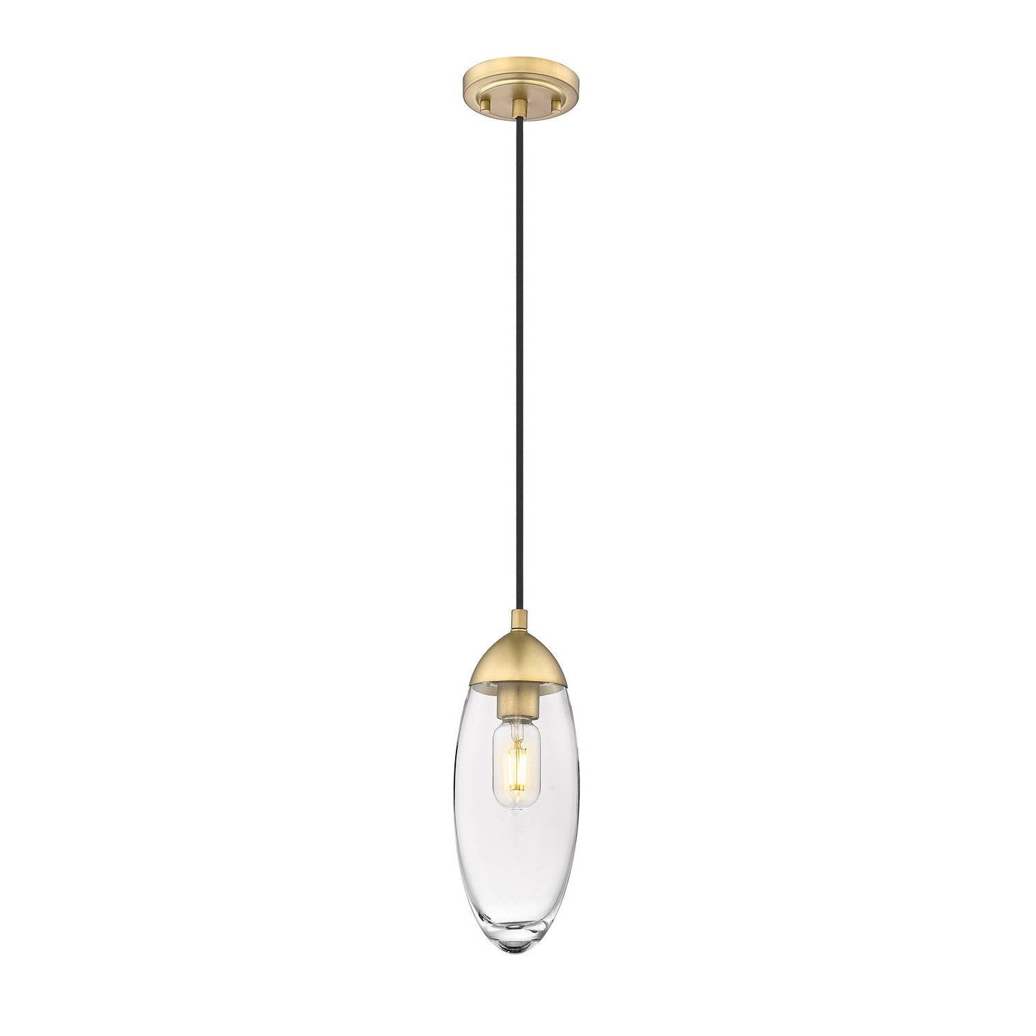 Z-Lite - 651P-RB - One Light Pendant - Arden - Rubbed Brass