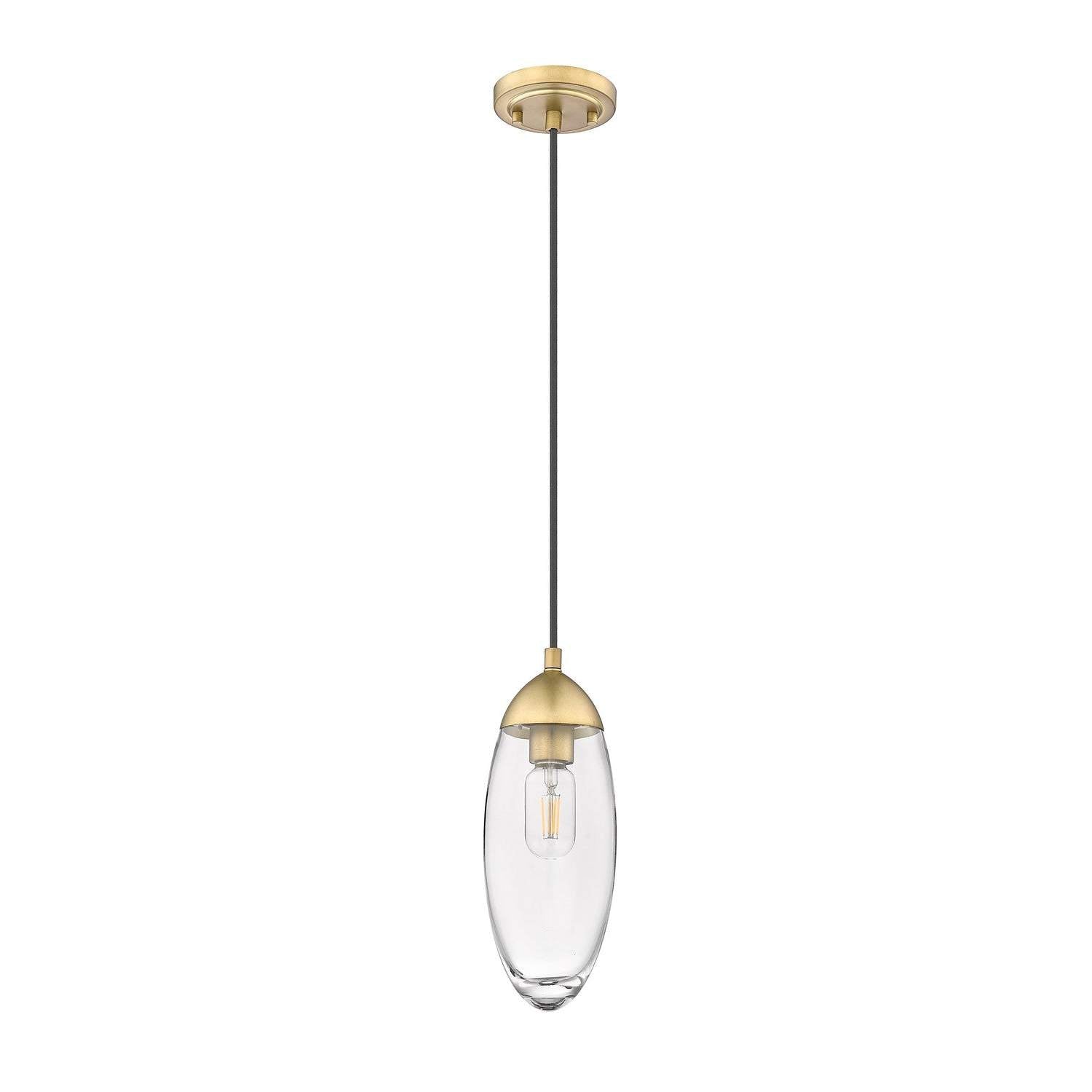 Z-Lite - 651P-RB - One Light Pendant - Arden - Rubbed Brass