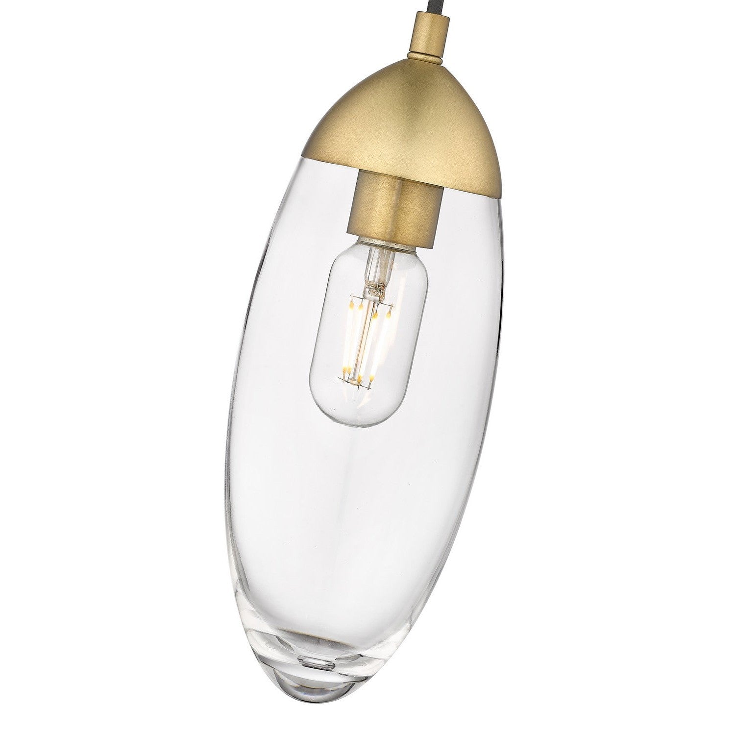 Z-Lite - 651P-RB - One Light Pendant - Arden - Rubbed Brass