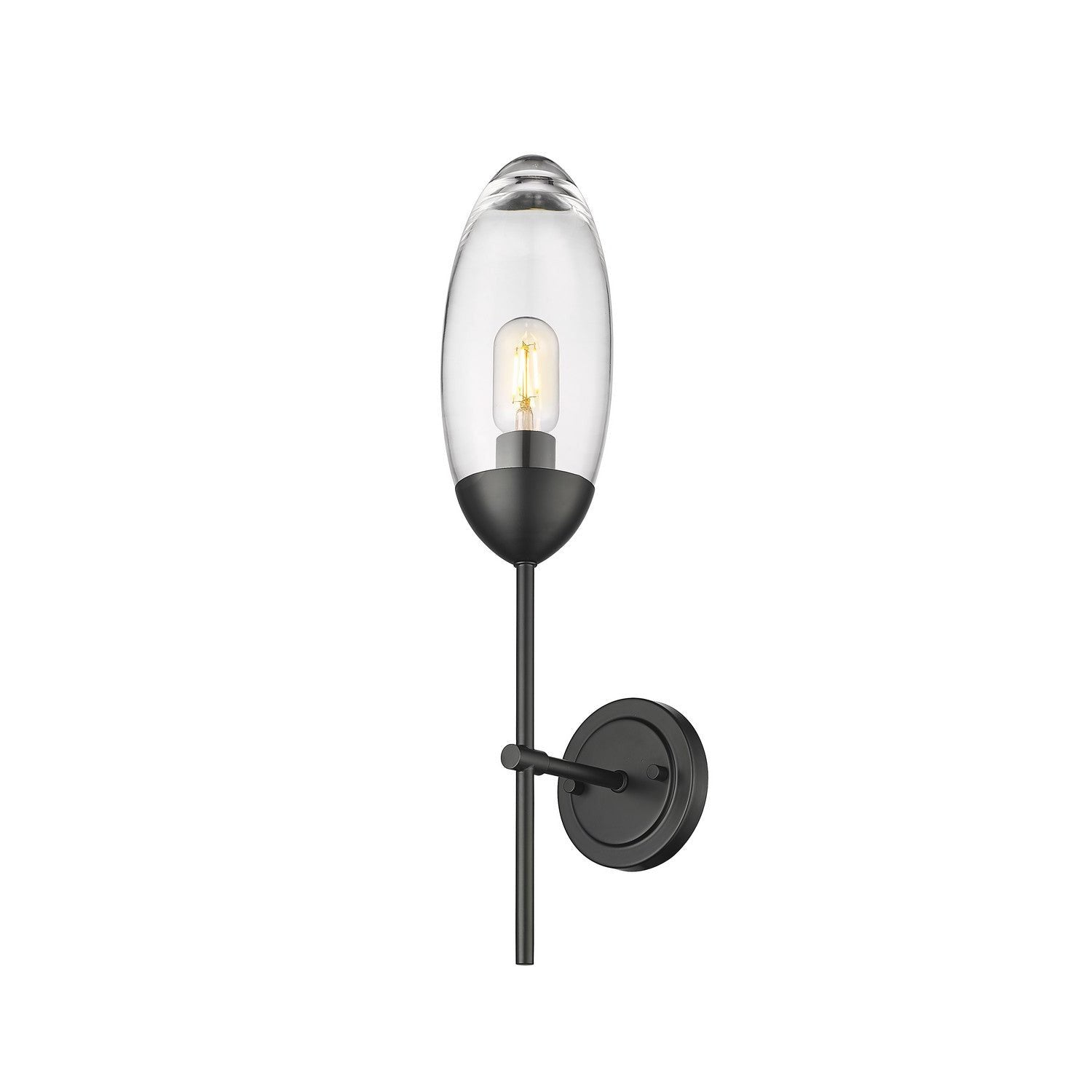 Z-Lite - 651S-MB - One Light Wall Sconce - Arden - Matte Black