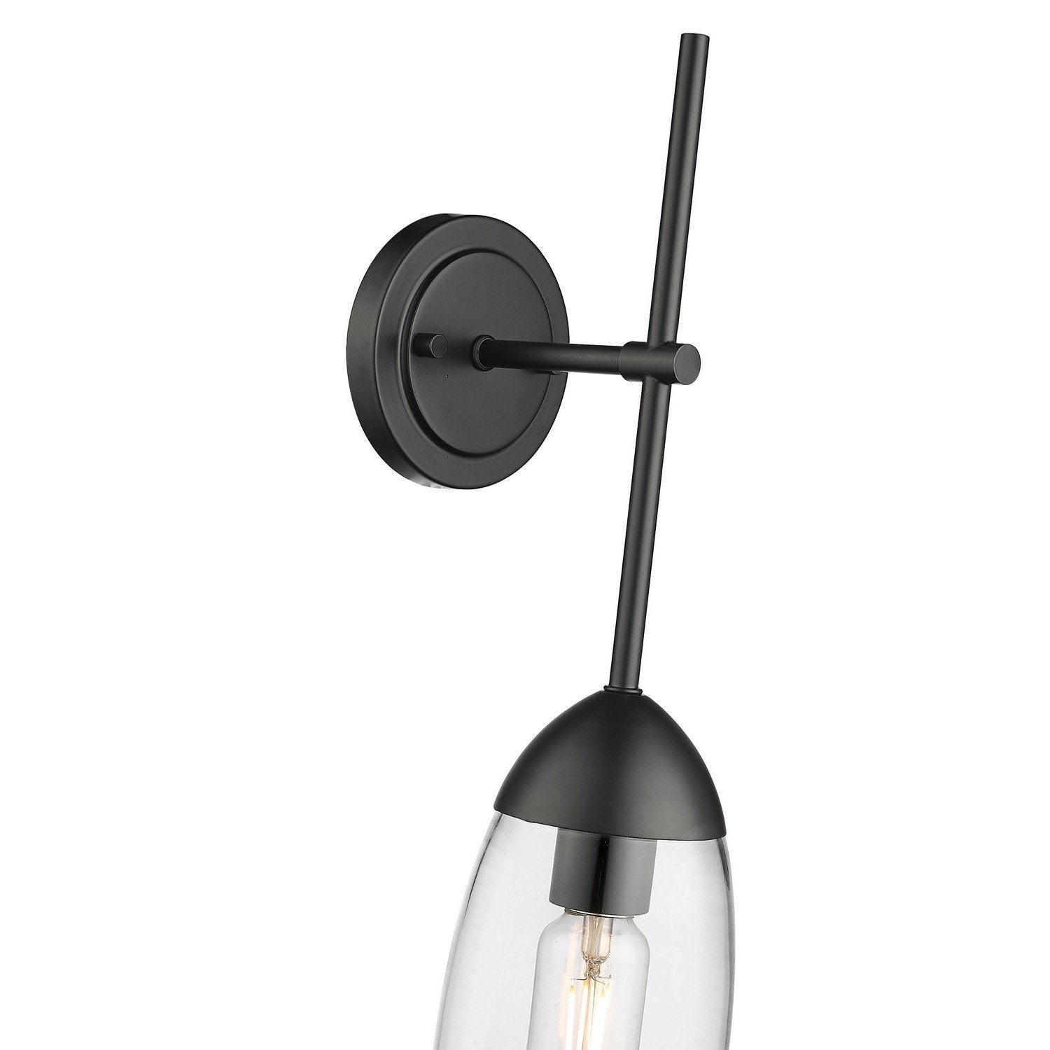 Z-Lite - 651S-MB - One Light Wall Sconce - Arden - Matte Black