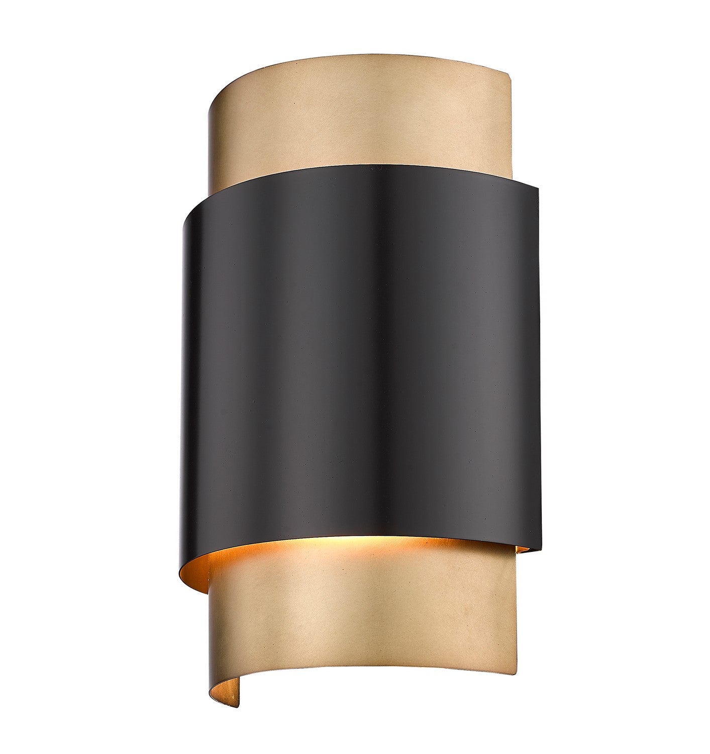 Z-Lite - 739S-BRZ-RB - Two Light Wall Sconce - Harlech - Bronze + Rubbed Brass