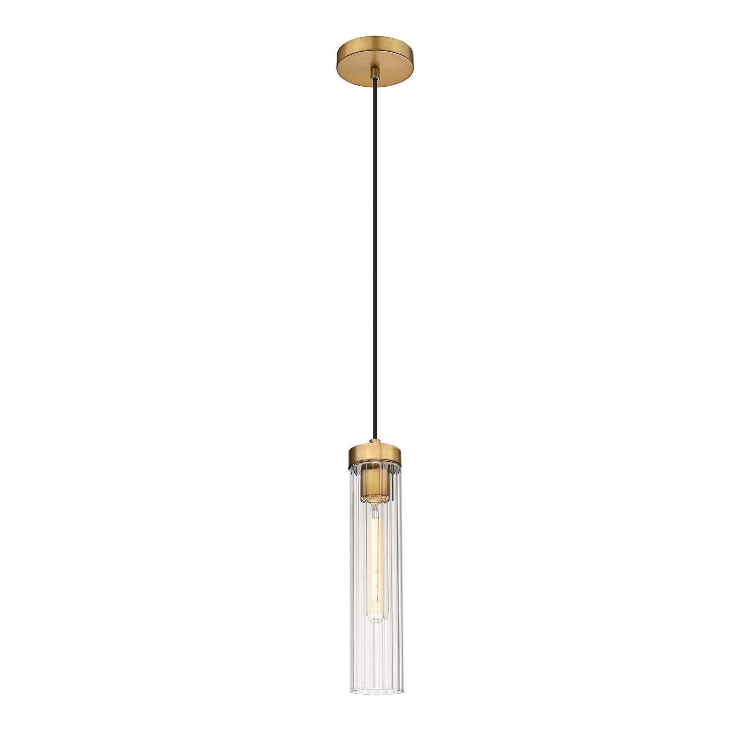 Z-Lite - 740P-RB - One Light Pendant - Beau - Rubbed Brass