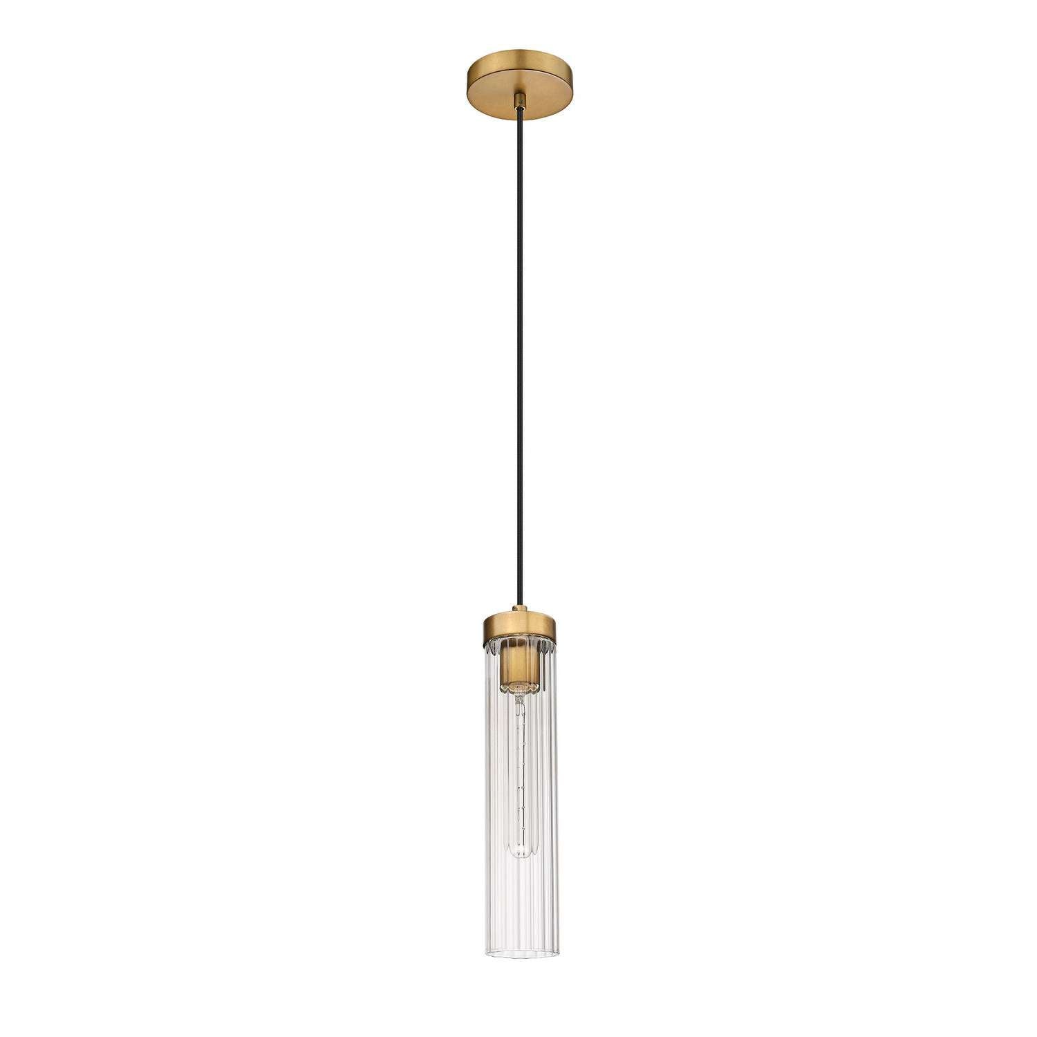 Z-Lite - 740P-RB - One Light Pendant - Beau - Rubbed Brass