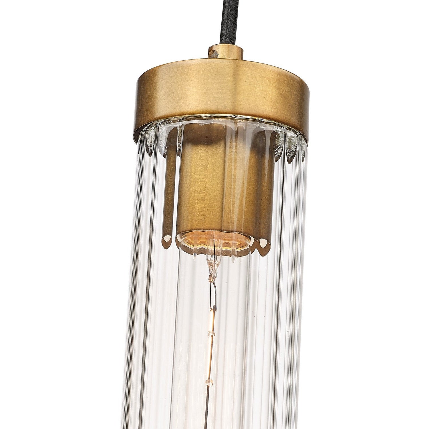 Z-Lite - 740P-RB - One Light Pendant - Beau - Rubbed Brass