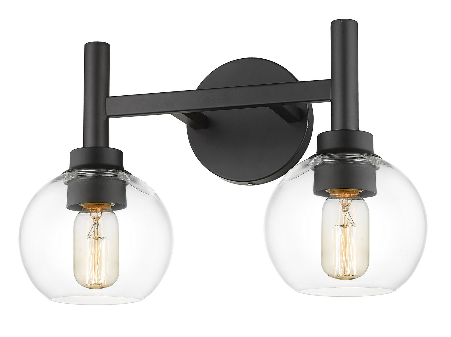 Z-Lite - 7502-2V-MB - Two Light Vanity - Sutton - Matte Black