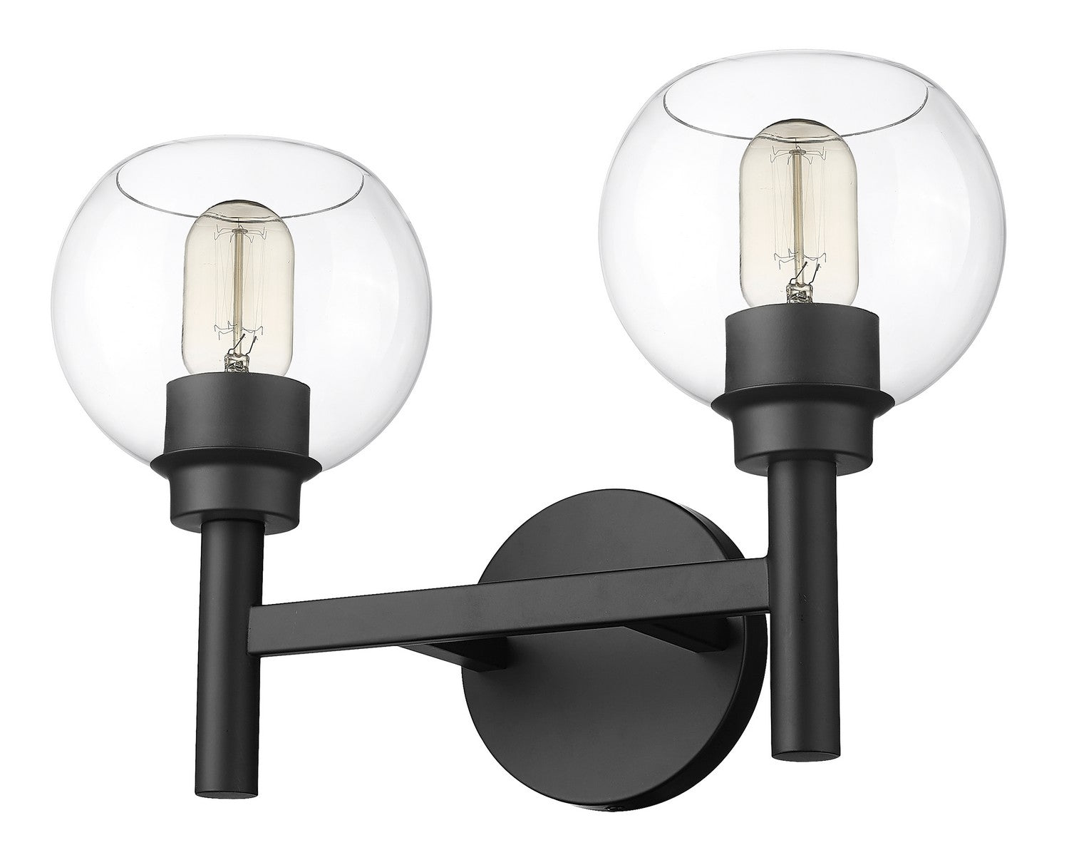 Z-Lite - 7502-2V-MB - Two Light Vanity - Sutton - Matte Black