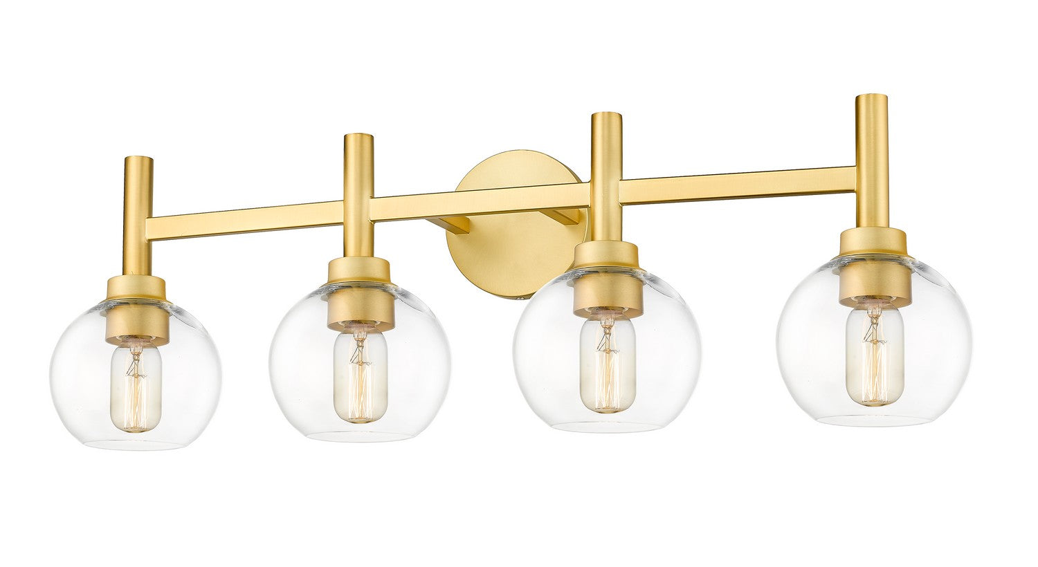 Z-Lite - 7502-4V-BG - Four Light Vanity - Sutton - Brushed Gold