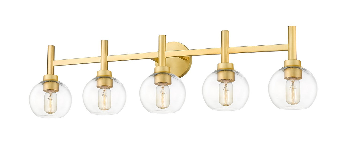 Z-Lite - 7502-5V-BG - Five Light Vanity - Sutton - Brushed Gold