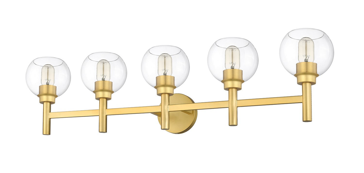 Z-Lite - 7502-5V-BG - Five Light Vanity - Sutton - Brushed Gold