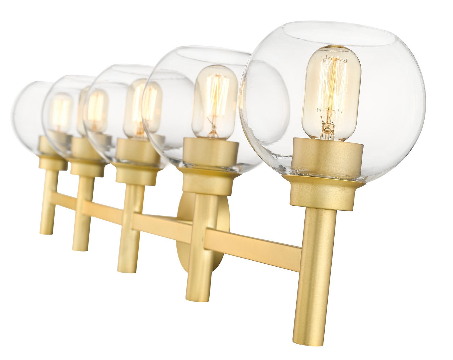 Z-Lite - 7502-5V-BG - Five Light Vanity - Sutton - Brushed Gold
