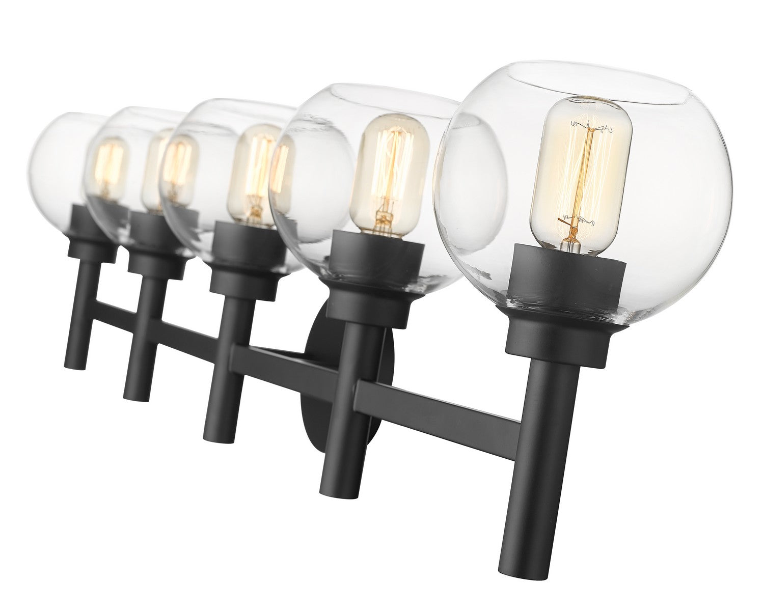 Z-Lite - 7502-5V-MB - Five Light Vanity - Sutton - Matte Black