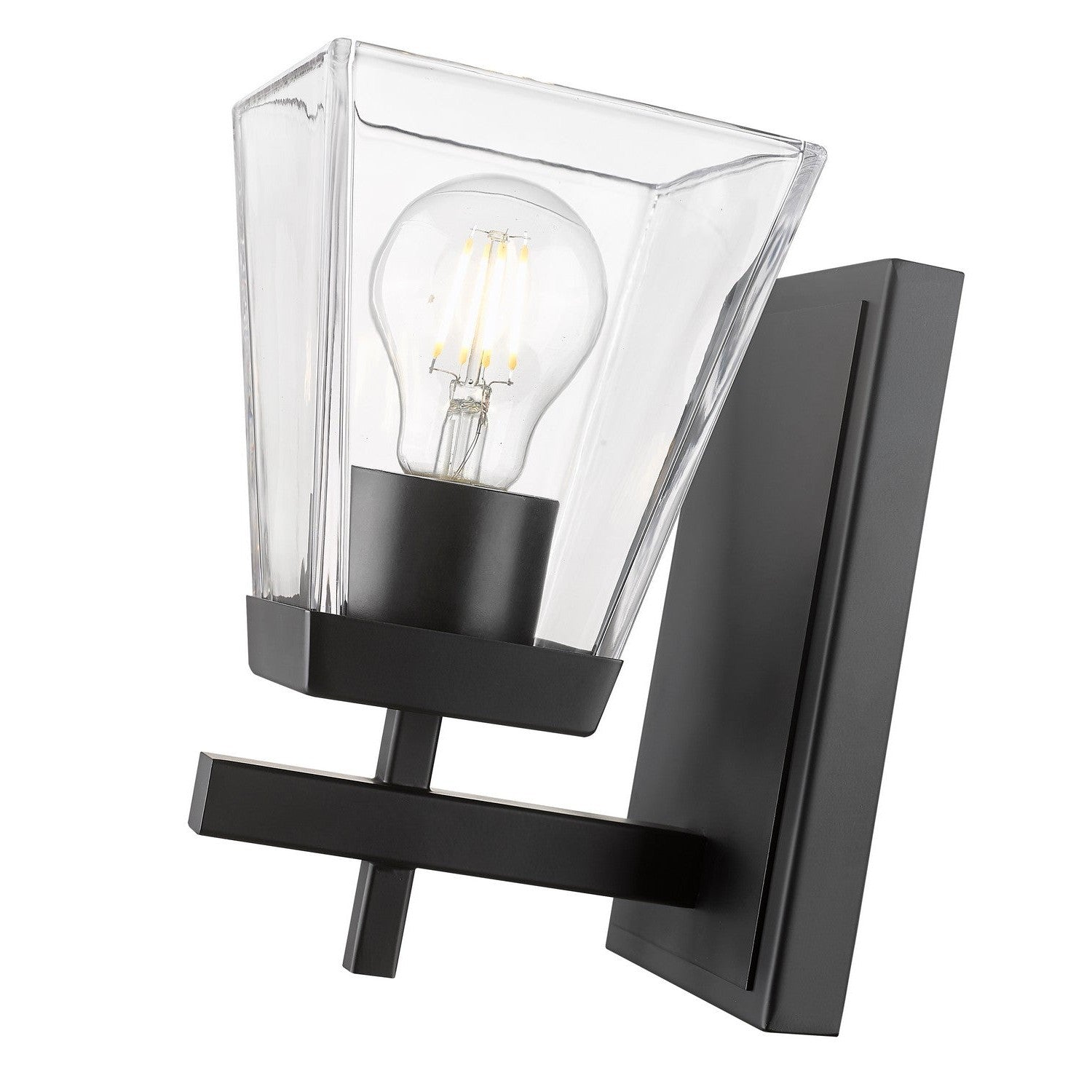 Z-Lite - 819-1S-MB - One Light Wall Sconce - Lauren - Matte Black