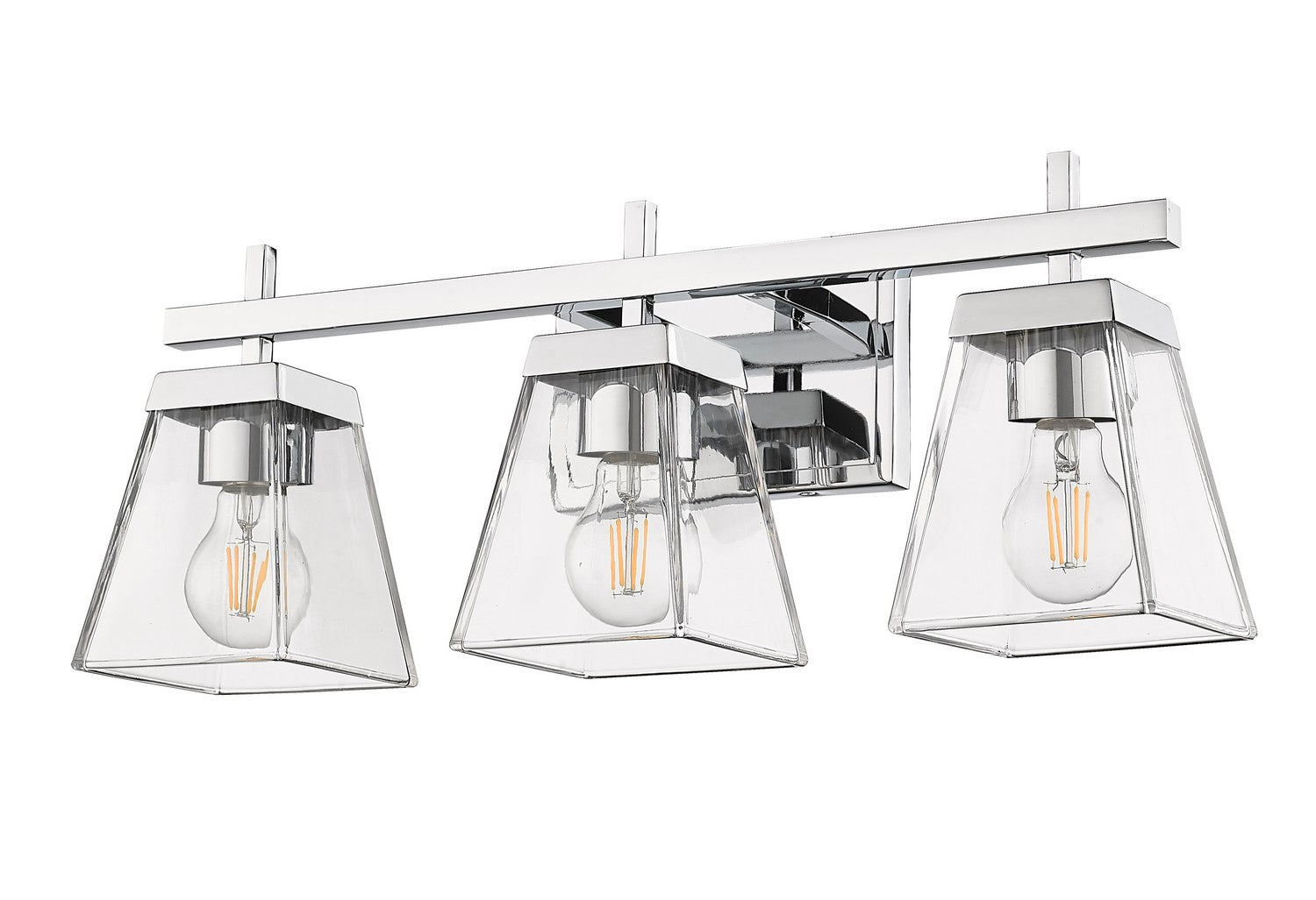 Z-Lite - 819-3V-CH - Three Light Vanity - Lauren - Chrome