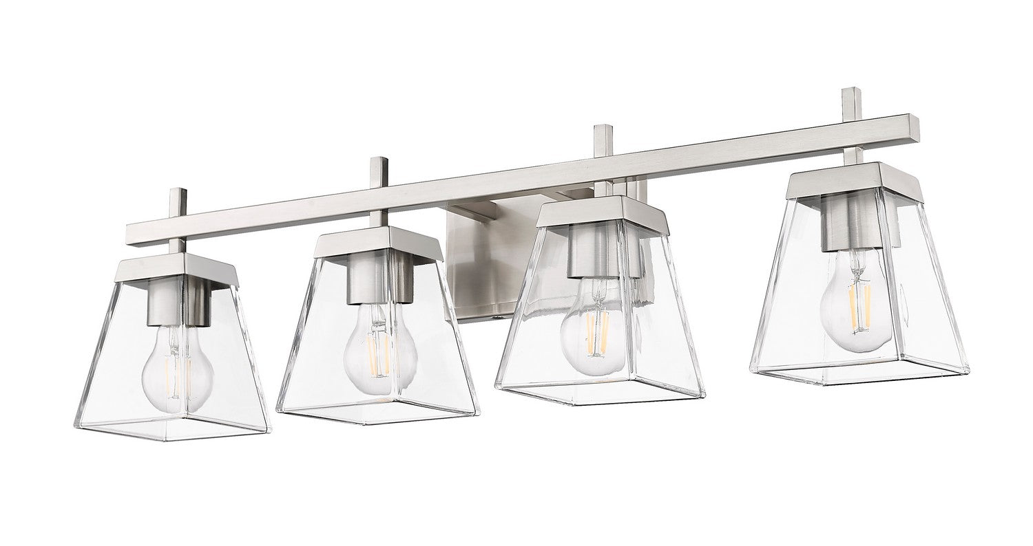 Z-Lite - 819-4V-BN - Four Light Vanity - Lauren - Brushed Nickel