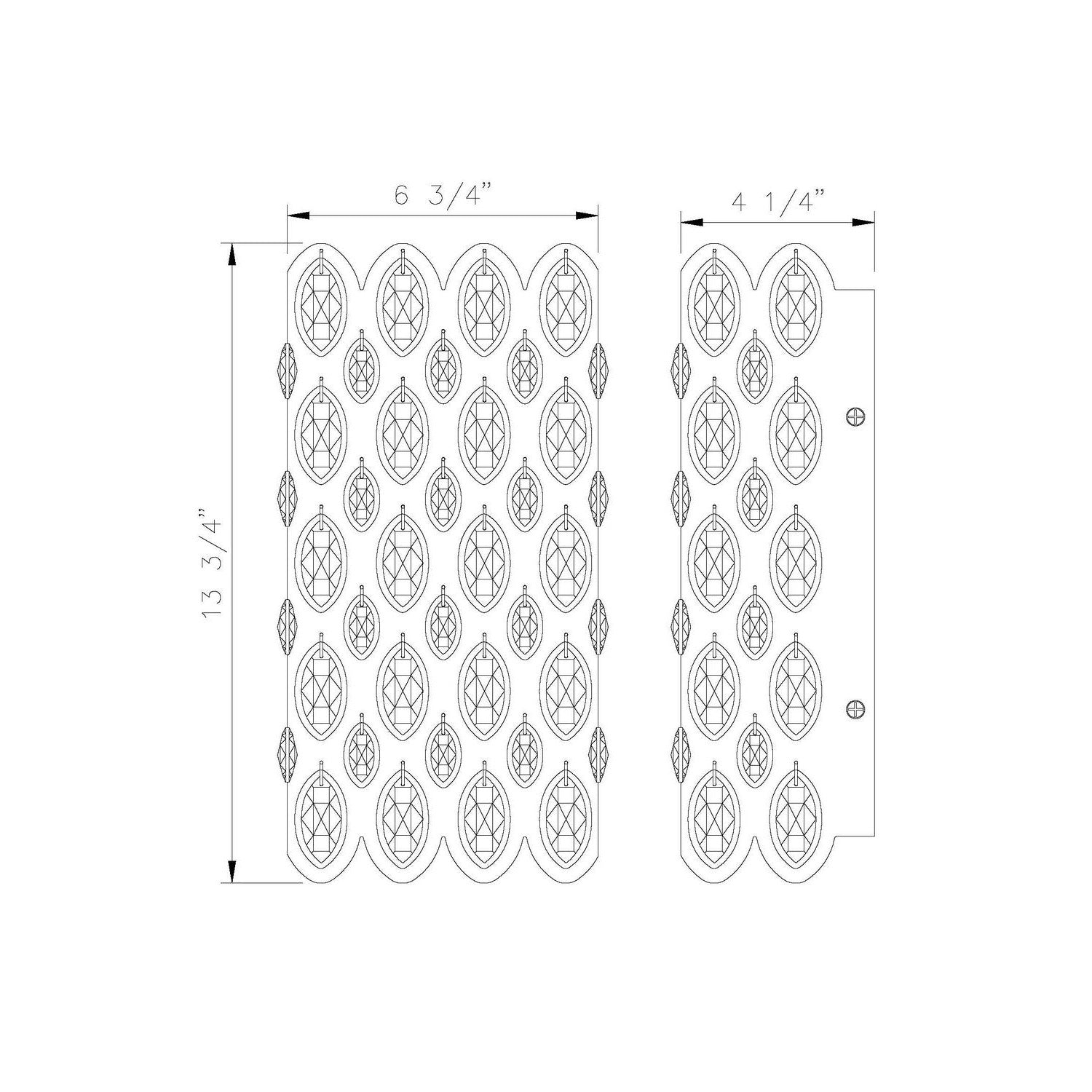 Z-Lite - 822-2S-HB - Two Light Wall Sconce - Dealey - Heirloom Brass