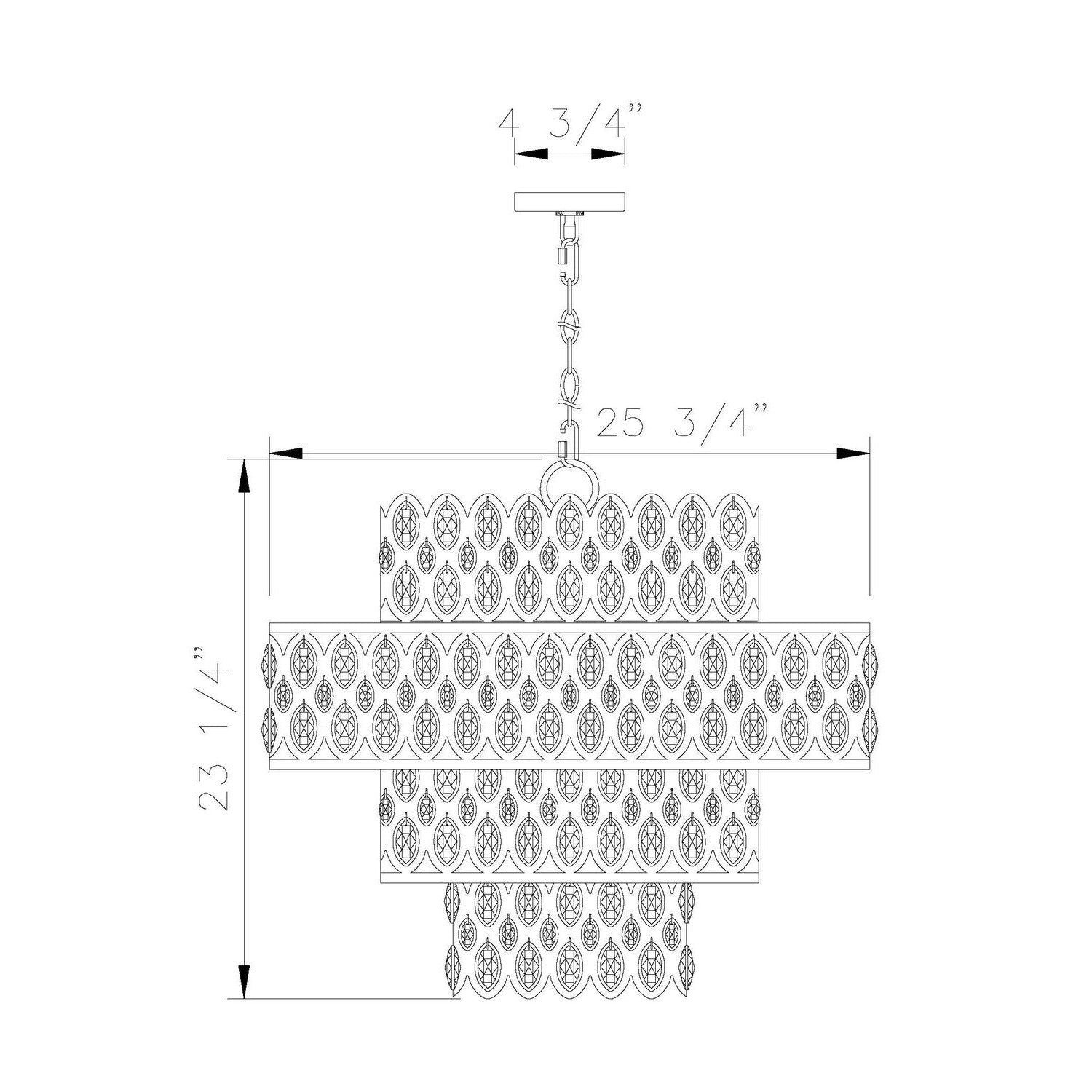Z-Lite - 822P26-HB - 13 Light Chandelier - Dealey - Heirloom Brass
