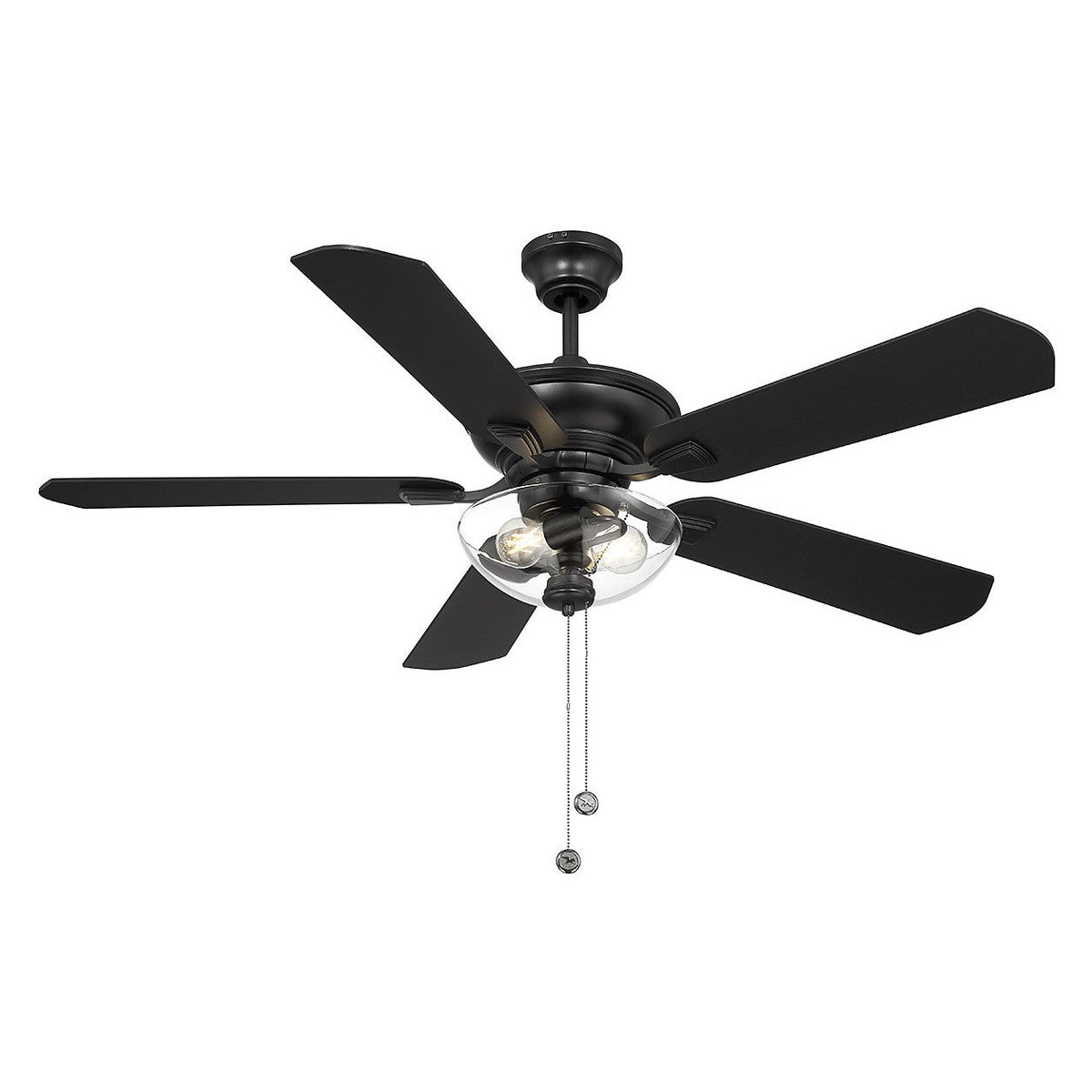 Meridian - M2026MBKRV - 52" Outdoor Ceiling Fan - Matte Black