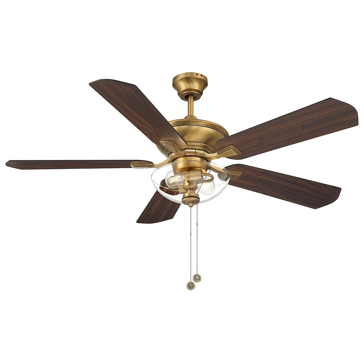 Meridian - M2026NBRV - 52" Outdoor Ceiling Fan - Natural Brass