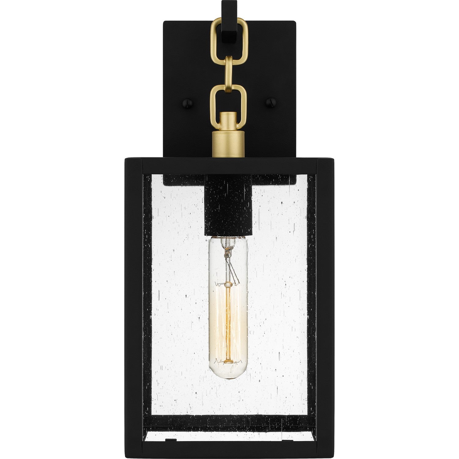 Quoizel - ANC8406MBK - One Light Outdoor Wall Mount - Anchorage - Matte Black